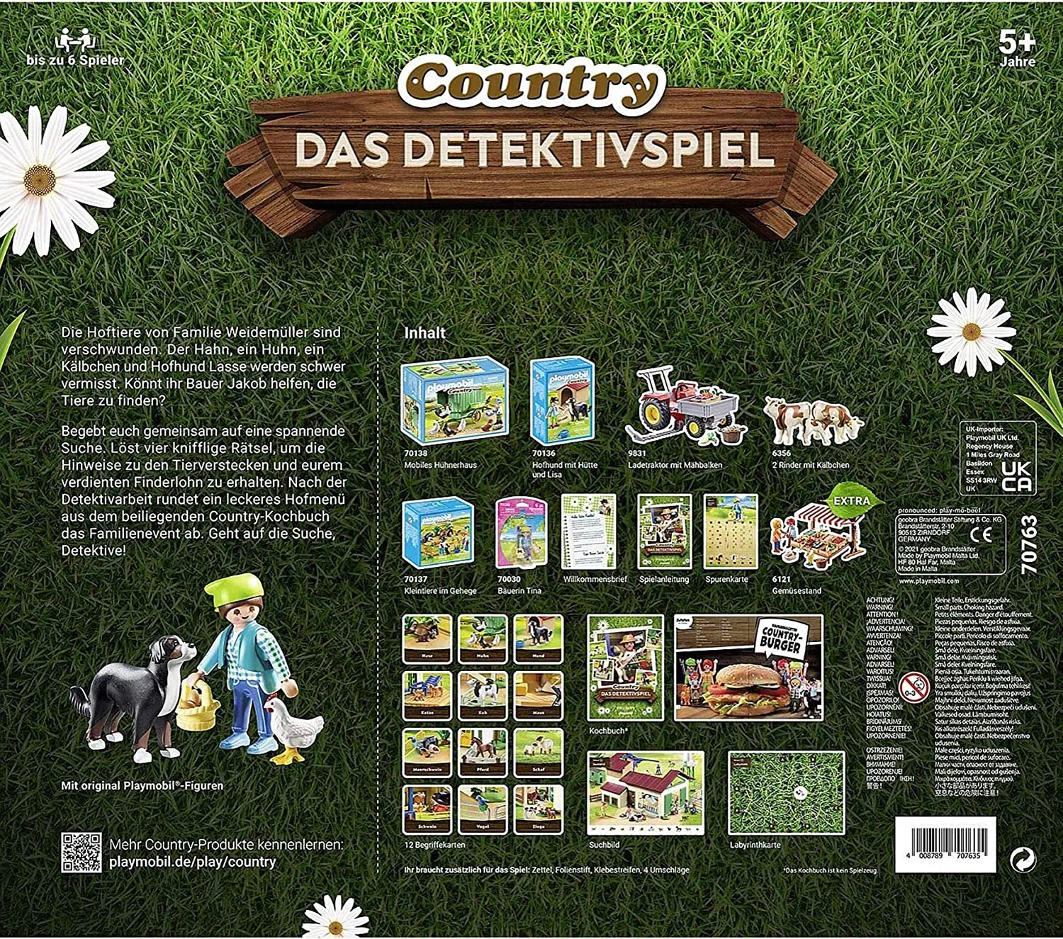 Playmobil 70763 - Country - Das Detektivspiel, Komplettpaket