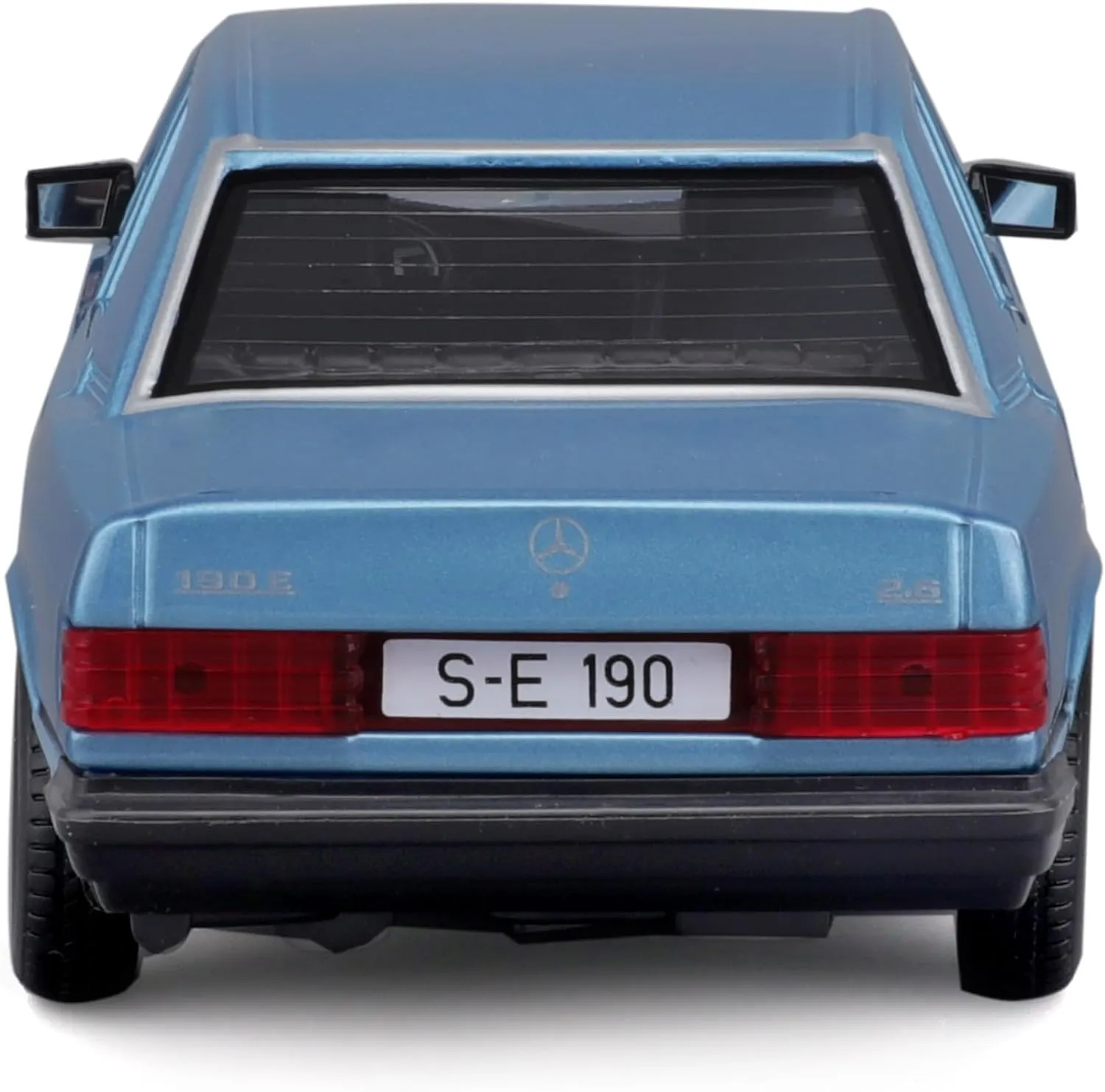 Bburago 18-21103 - Modellauto - Mercedes 190E ´87 (diamant blau, Maßstab 1:24)