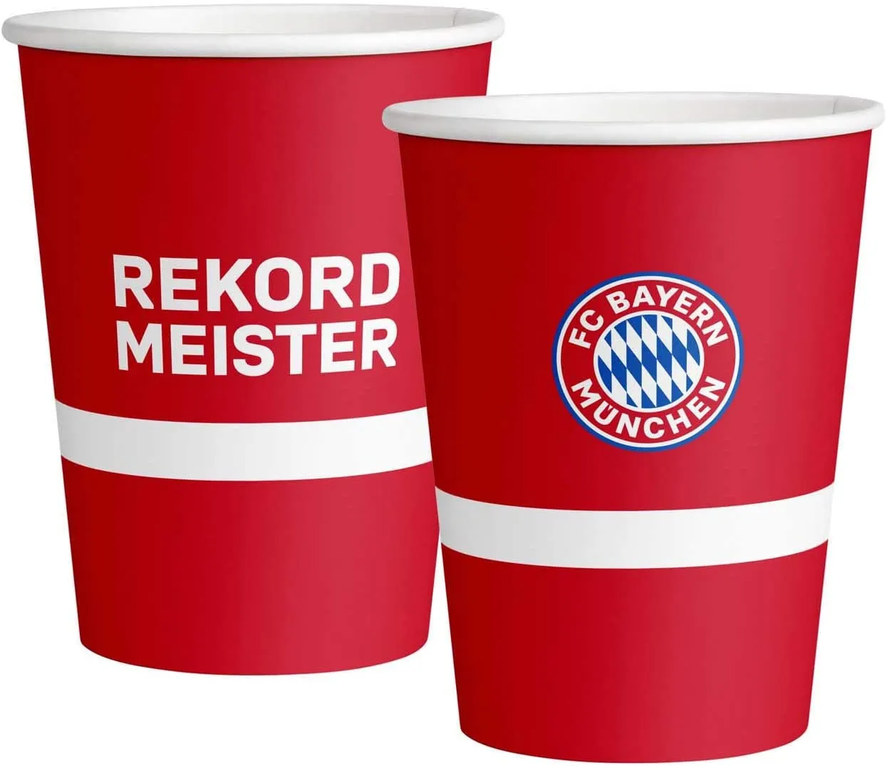 Amscan - FC Bayern München - Party-Set (8 Pappteller + 6 Pappbecher)