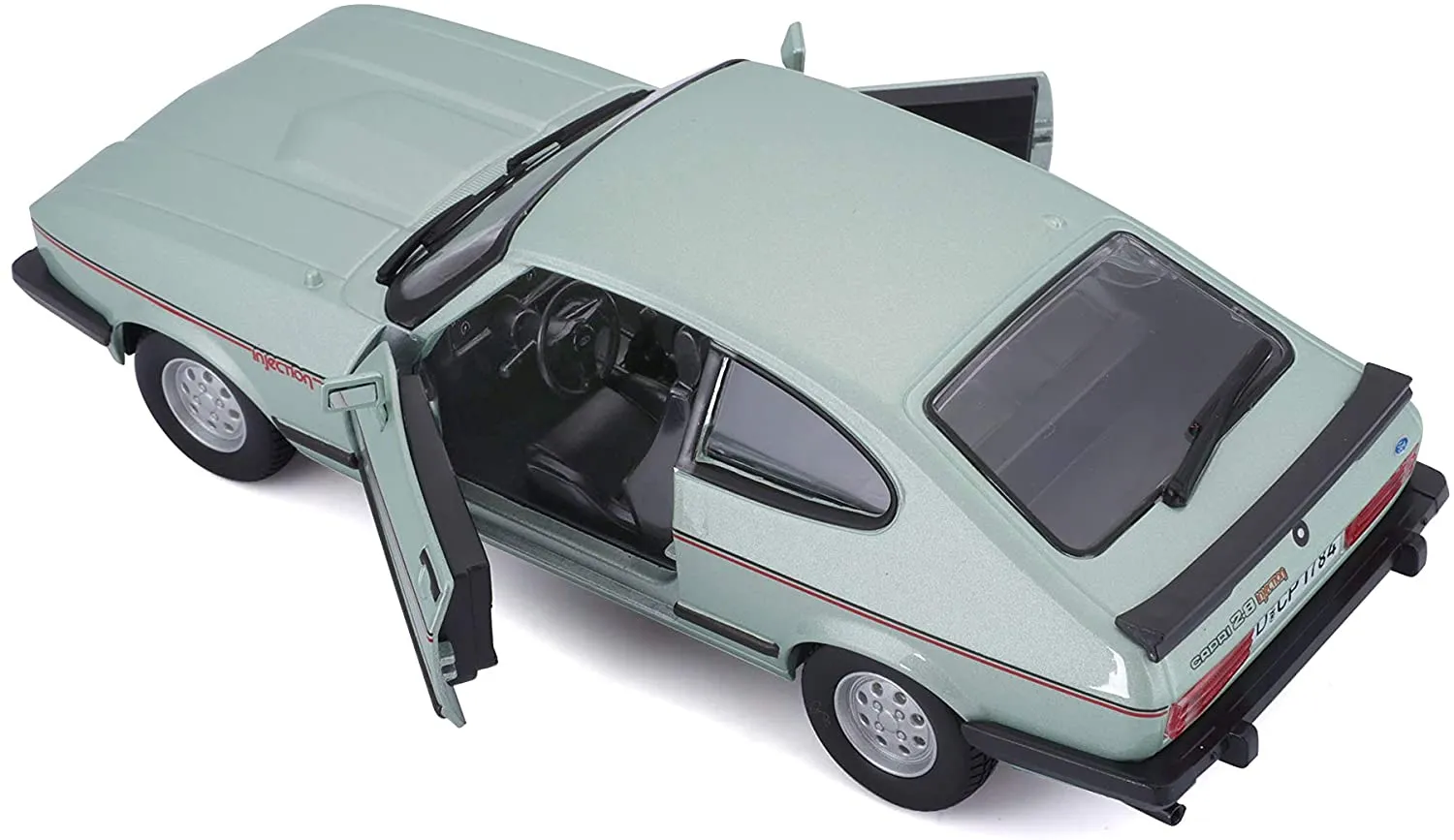 Bburago 18-21093 - Modellauto - Ford Capri '82 (grün, Maßstab 1:24)