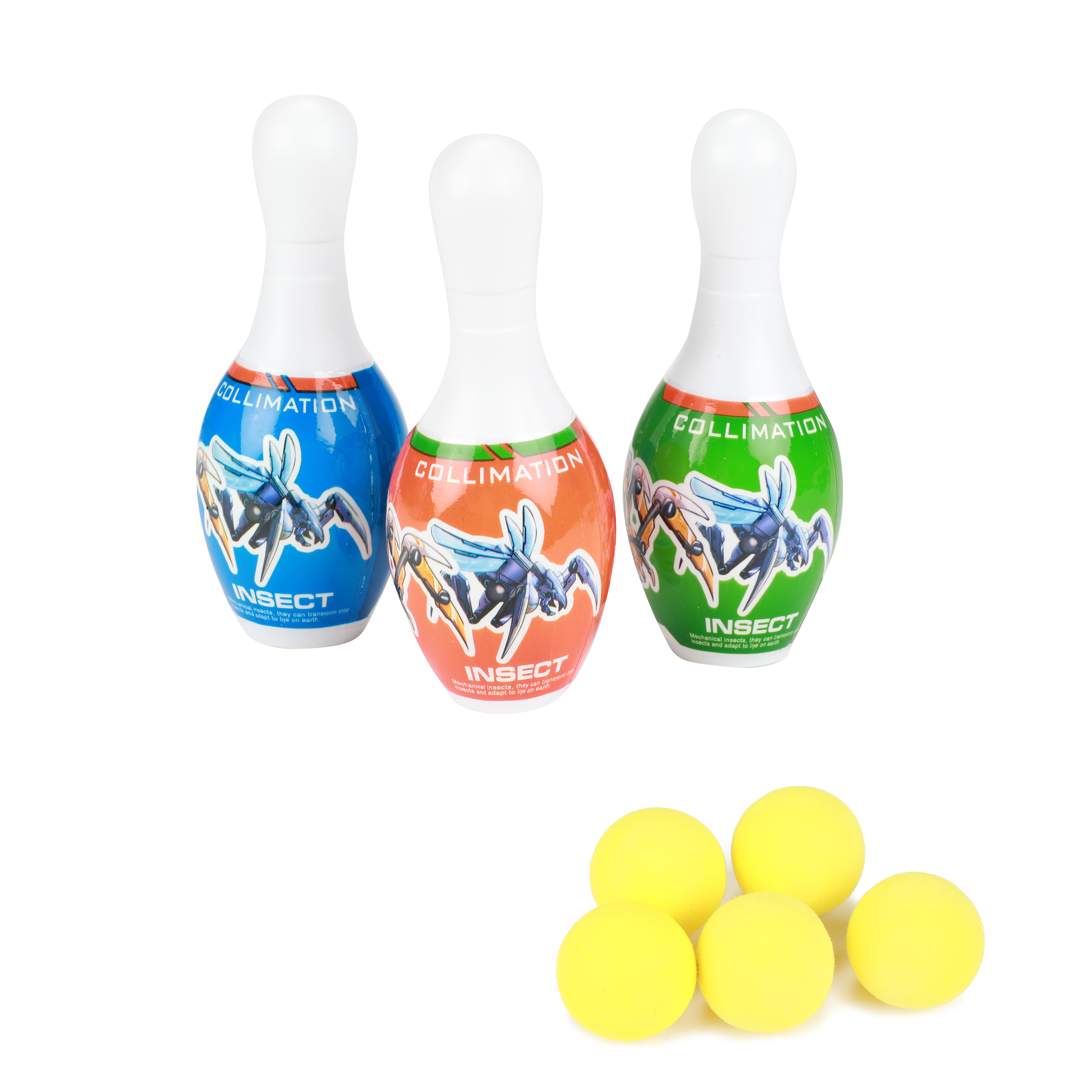 Toi-Toys 32743A - FOAM STRIKE X Set - Wasserpistole mit 5 Bällen und 3 Kegeln Toi-Toys 32743A - FOAM STRIKE X Set - Wasserpistole mit 5 Bällen und 3 Kegeln