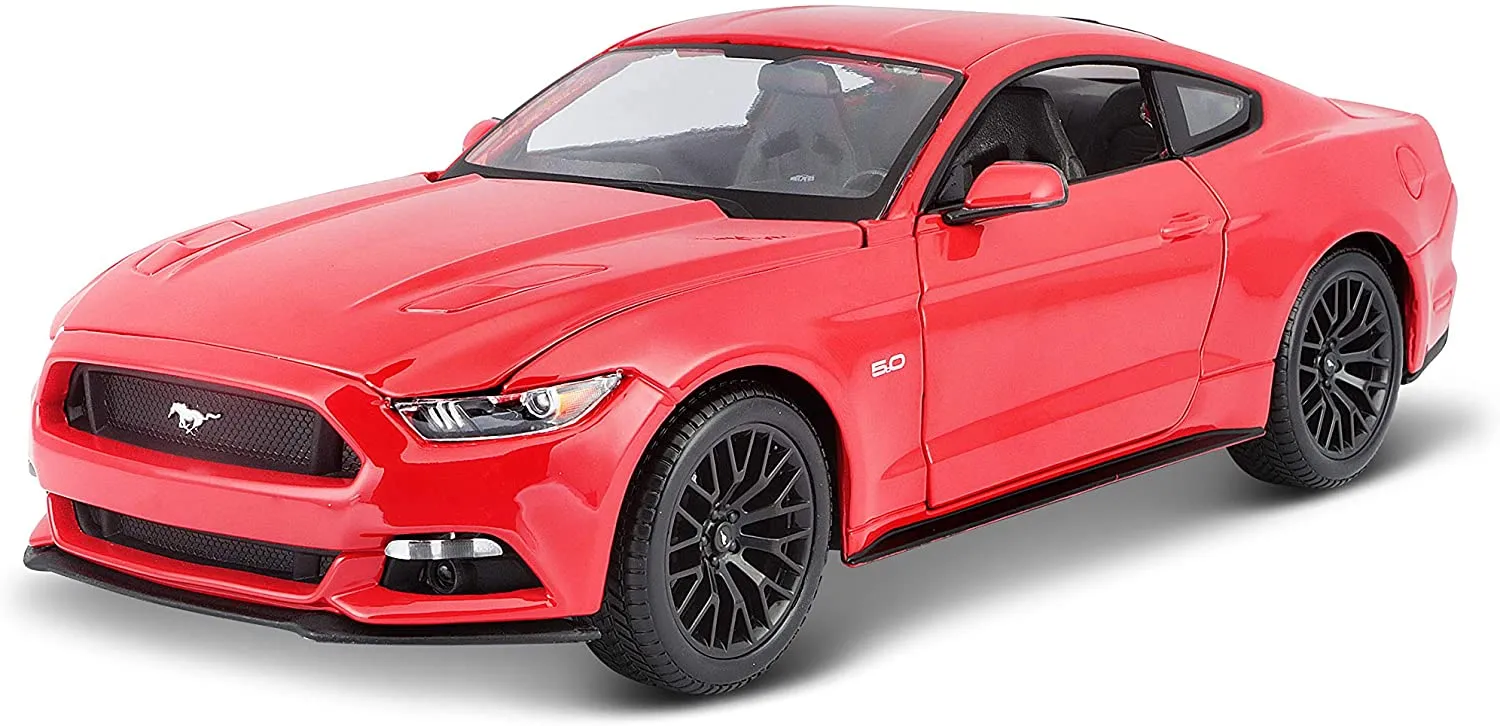 Maisto 31197 - Modellauto - Ford Mustang '15 (rot, Maßstab 1:18)