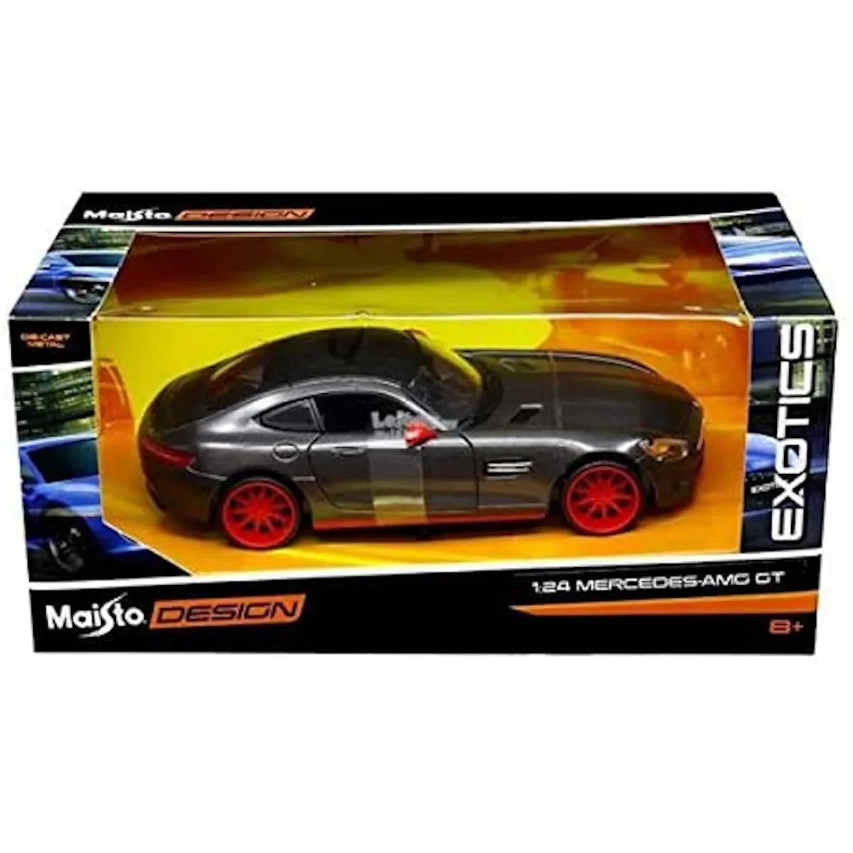 Maisto 32505 - Modellauto -  Mercedes AMG GT (metallic-grau, Maßstab 1:24)