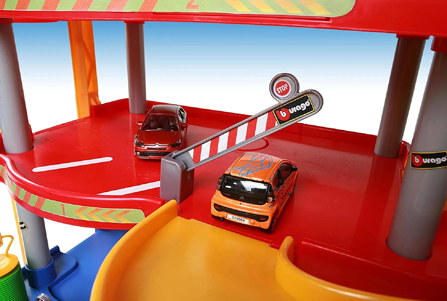 Bburago 18-30025 - Spielset - Street Fire Parkgarage