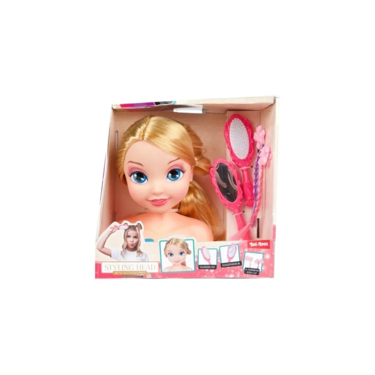 Toi-Toys 01564A - LAUREN Styling-Kopf mit Zubehör