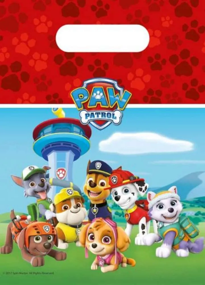 Procos - Paw Patrol - Geschenktüten (6 Stück)