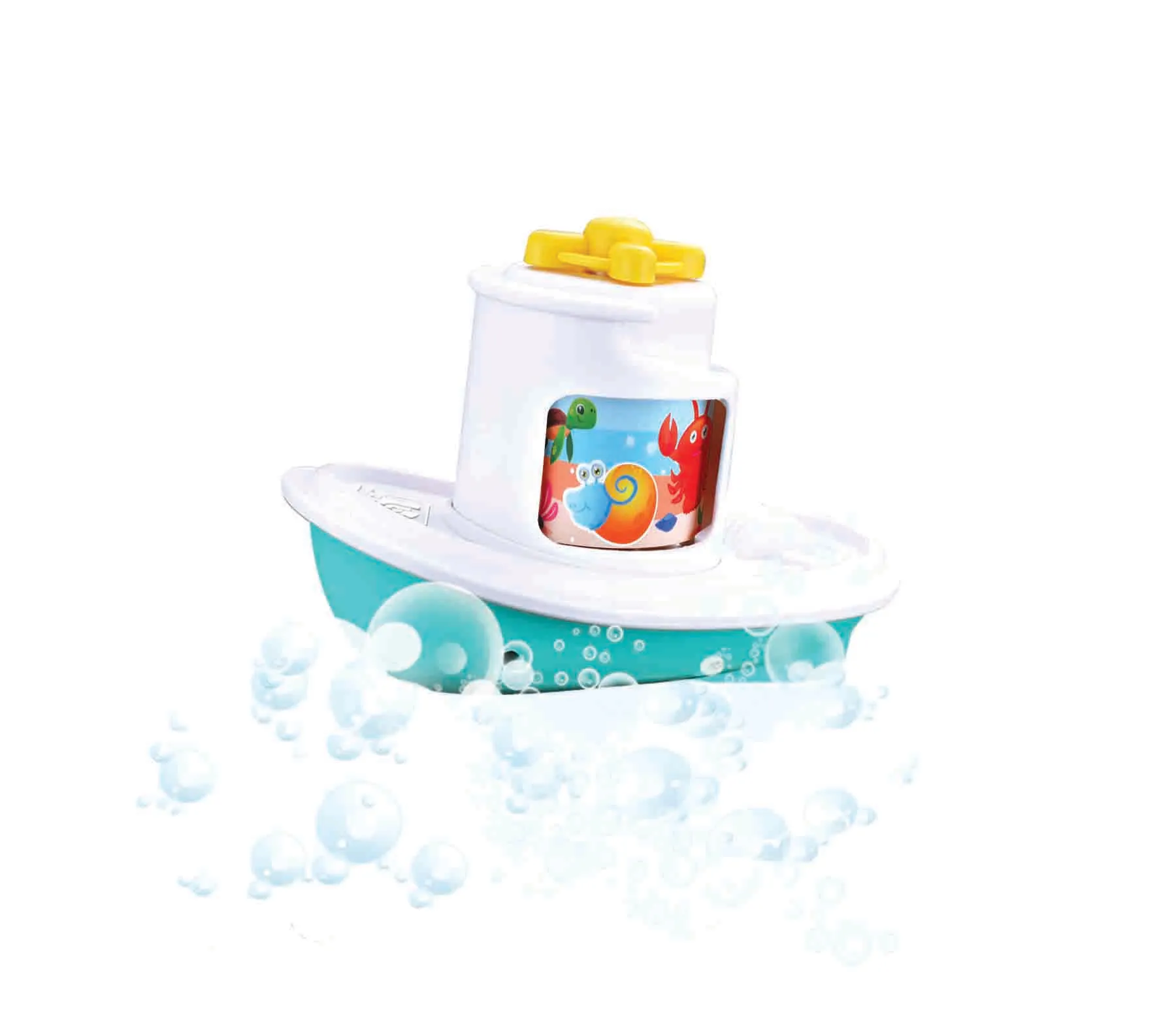 BB Junior 18-89024 - Spielzeugboot - Splash 'n Play Music Tugboat (15cm)