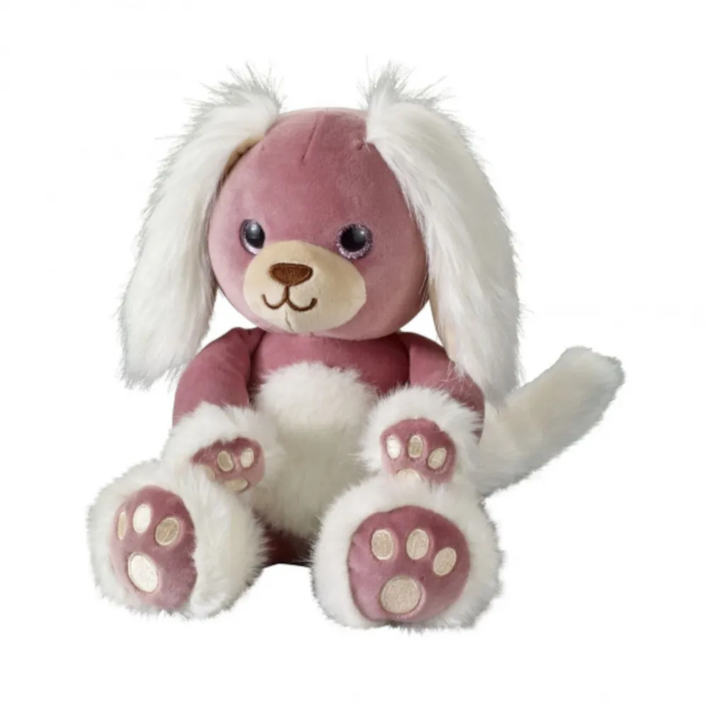 Bauer Spielwaren 14285 - Blickfänger Plüschtier - Glitzer Hund (20cm)