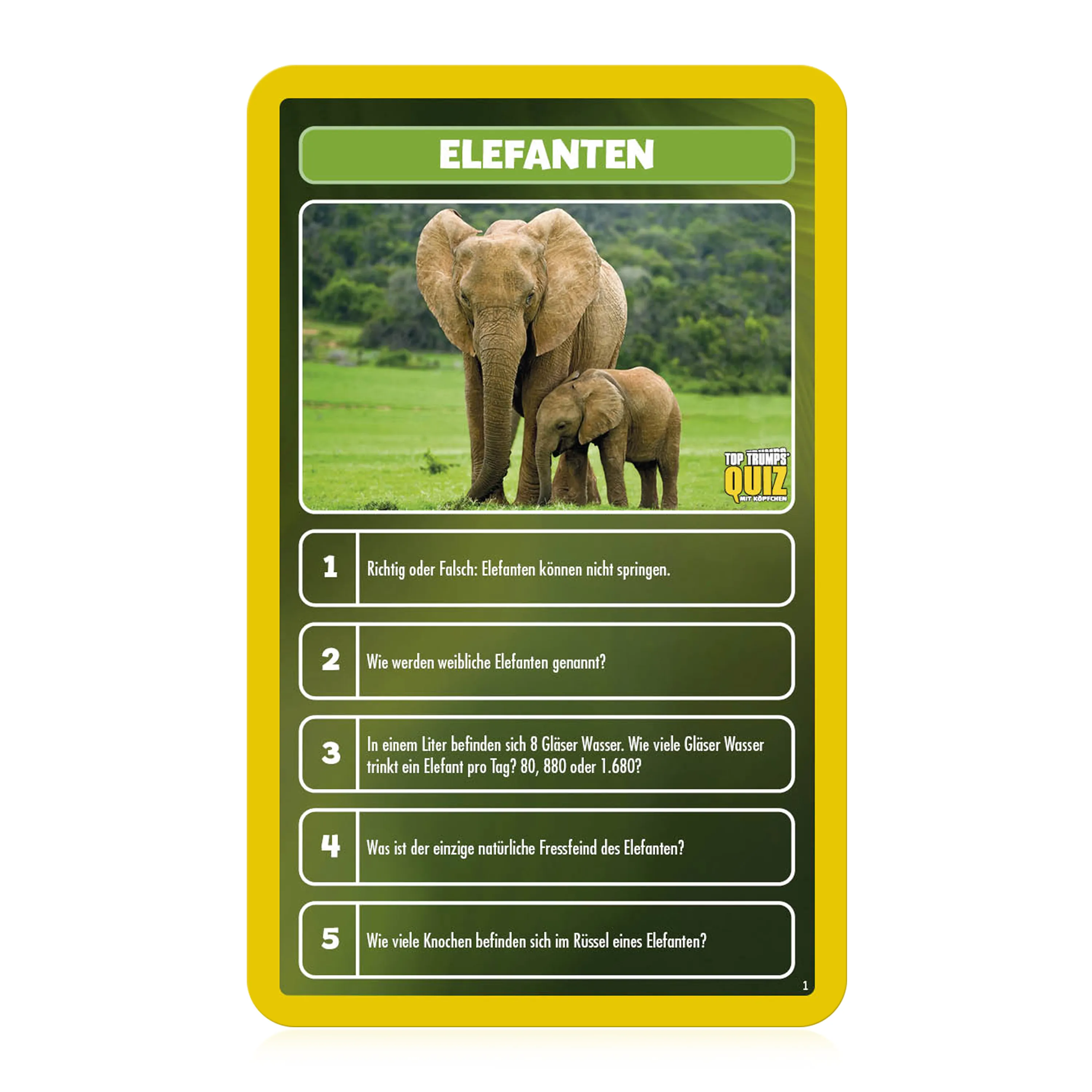 Top Trumps Quiz - Welt der Tiere