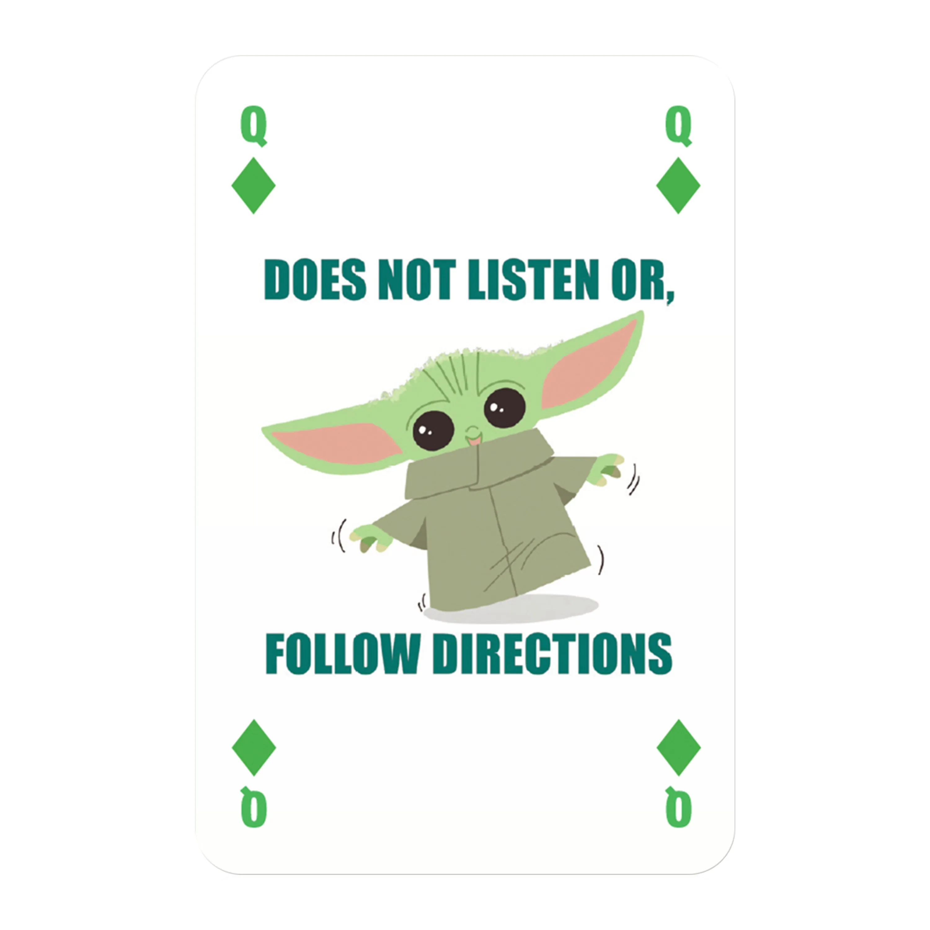 Waddingtons Number 1 Spielkarten - Star Wars Mandalorian »The Child«