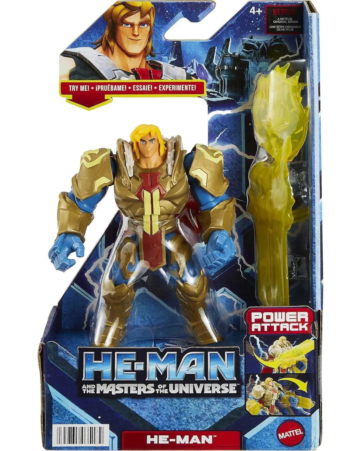 Mattel HDY37 - Masters of the Universe Actionfigur - He-Man (15cm)