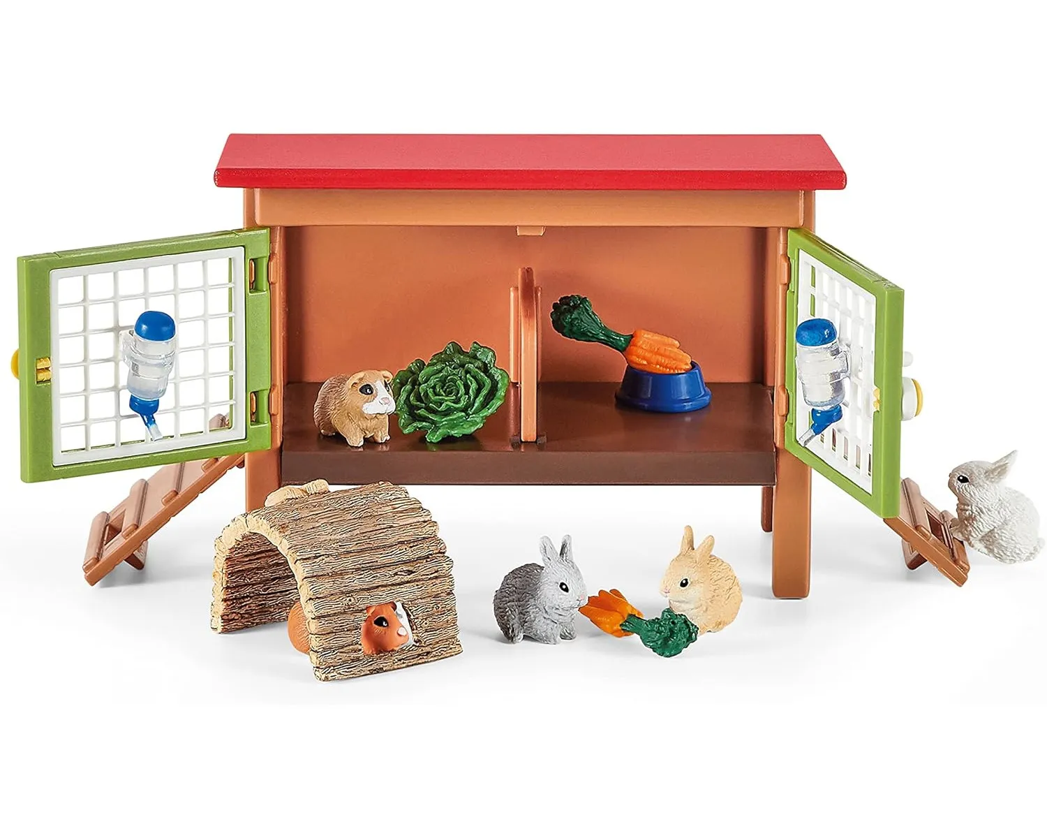 Schleich 72160 - Tierfiguren Farm World - Picknick mit kleinen Haustieren