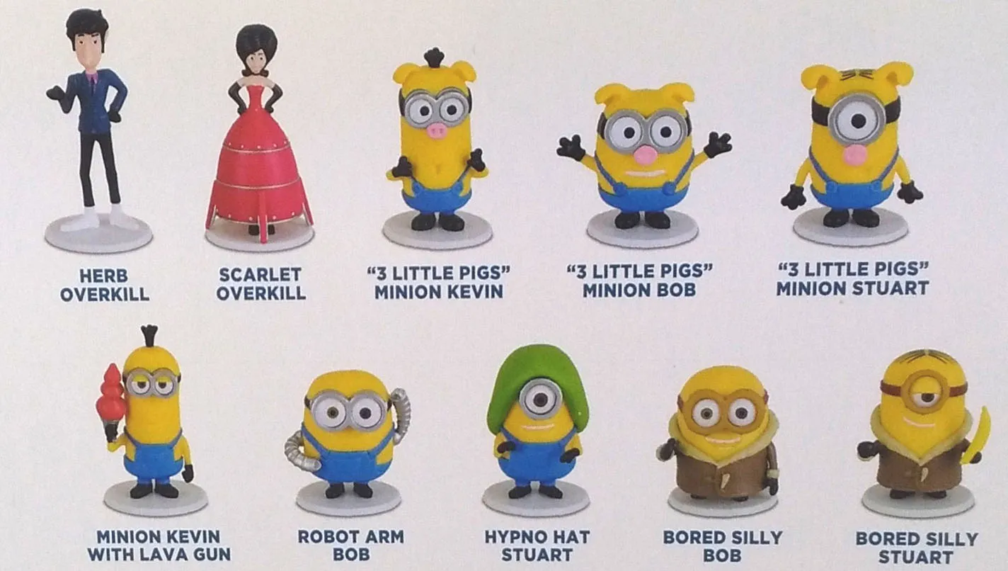 Minions  Mini Figuren 10er Set