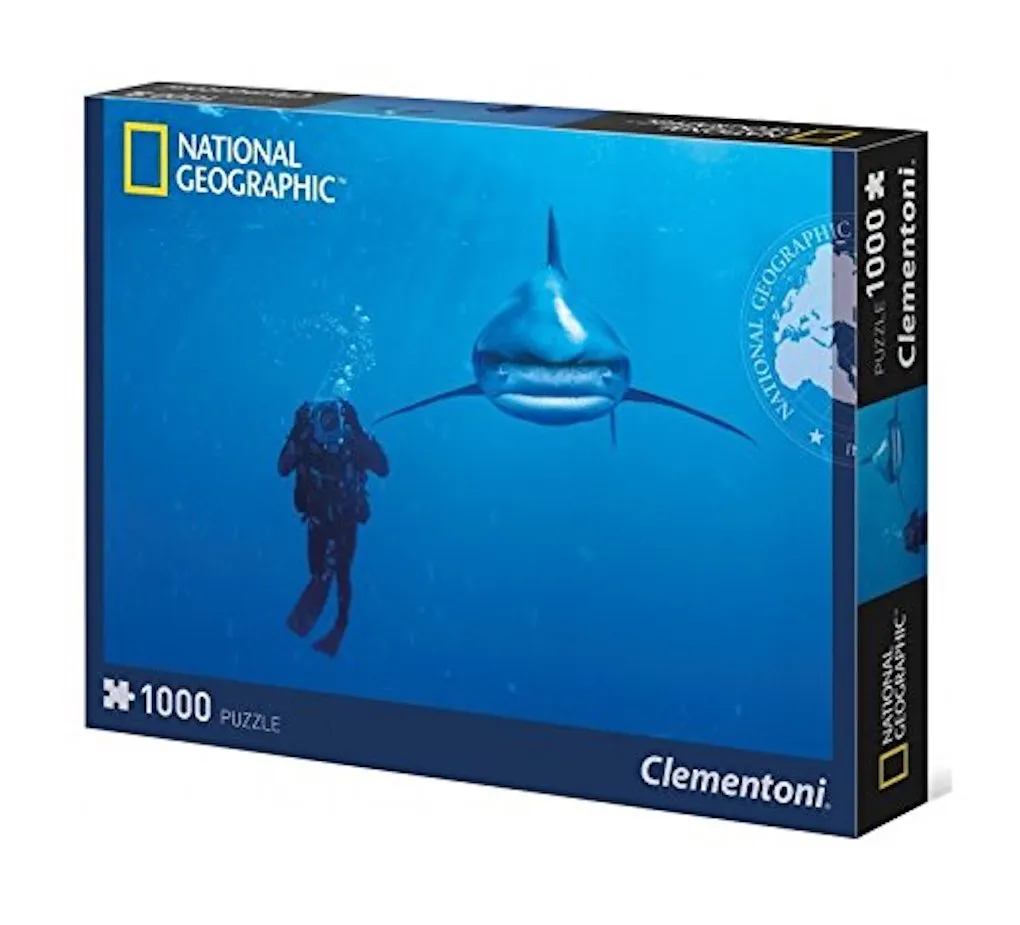 Clementoni National Geographic Puzzle Whitetip Hai 1000 Teile