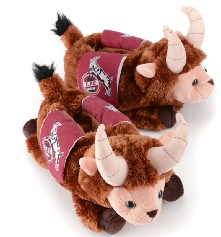 1. FC Köln Hennes-Hausschuhe Größe: 32/33