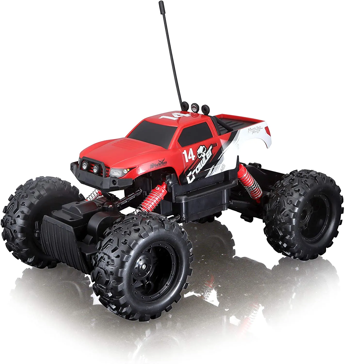 Maisto Tech 81152- Ferngesteuertes Auto - Rock Crawler (rot, 32cm)