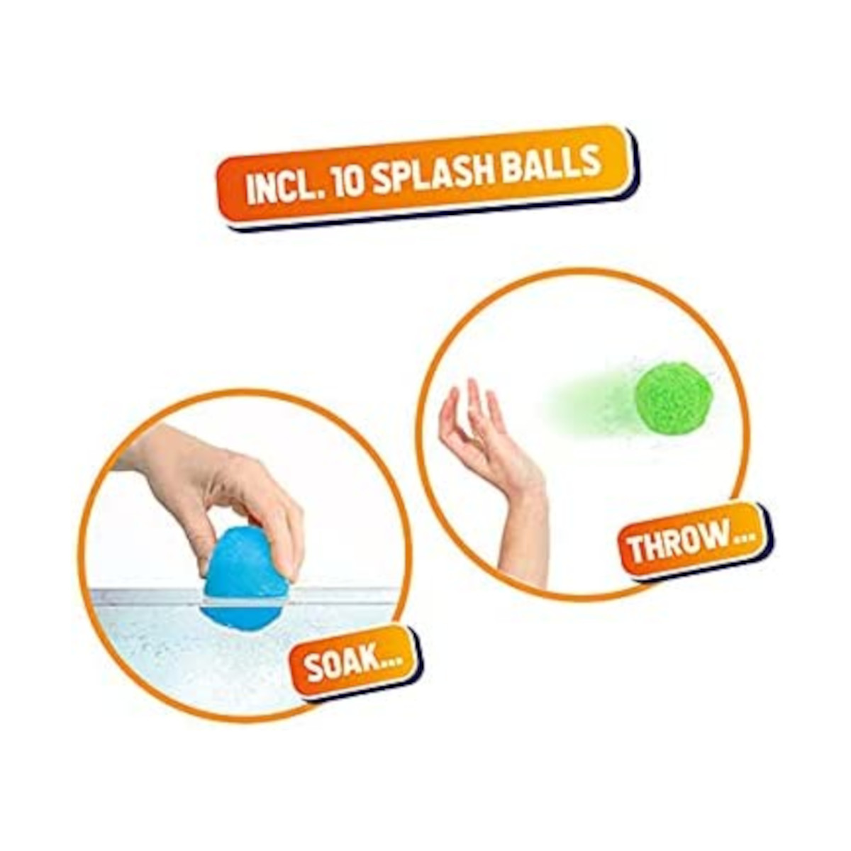 Toi-Toys - SPLASH Super Splashbällekampf (2 Eimer + 10 Bälle) Toi-Toys - SPLASH Super Splashbällekampf (2 Eimer + 10 Bälle)