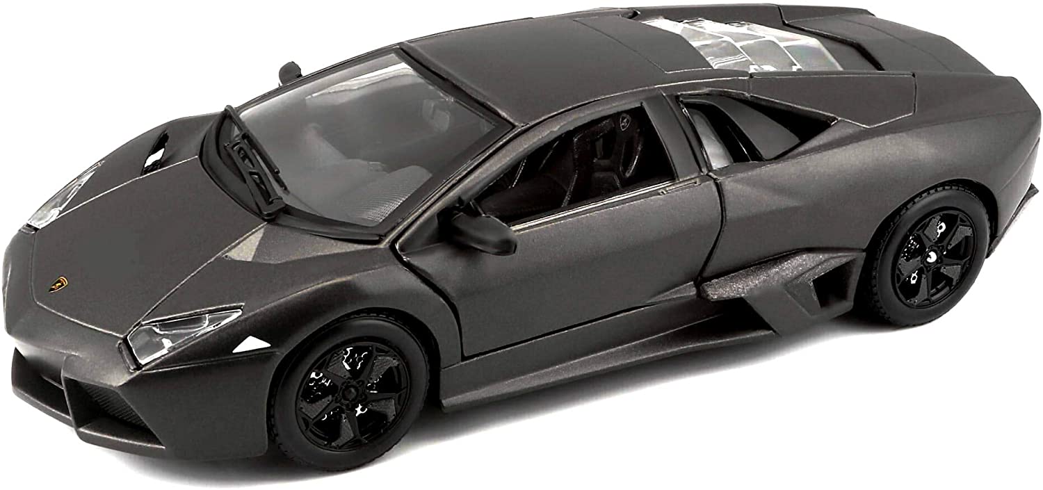 Bburago 18-21041 - Modellauto - Lamborghini Reventón (metallic-grau, Maßstab 1:24) 