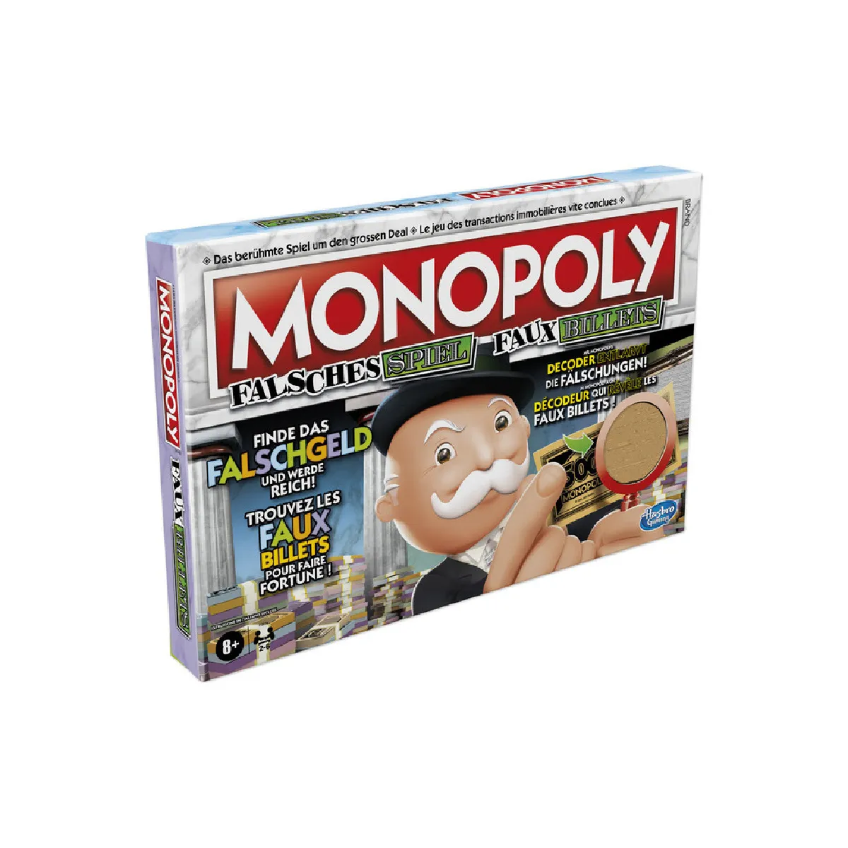 Hasbro - Brettspiel - Monopoly Falsches Spiel (deutsch/französisch)