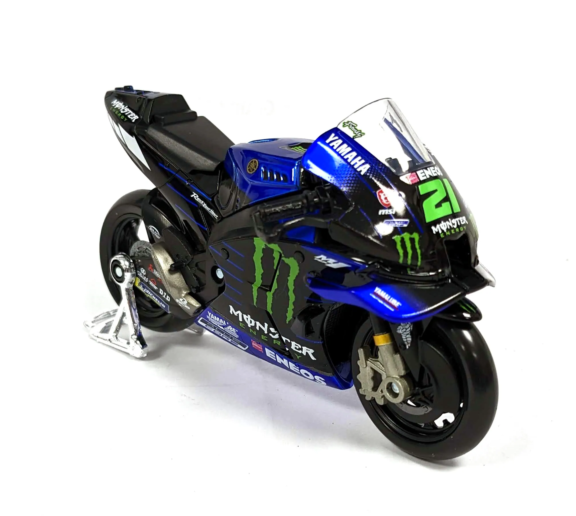 Maisto 36373 - Modellmotorrad - MotoGP Yamaha YZR-M1 (#21 Franco Morbidelli, Maßstab 1:18)