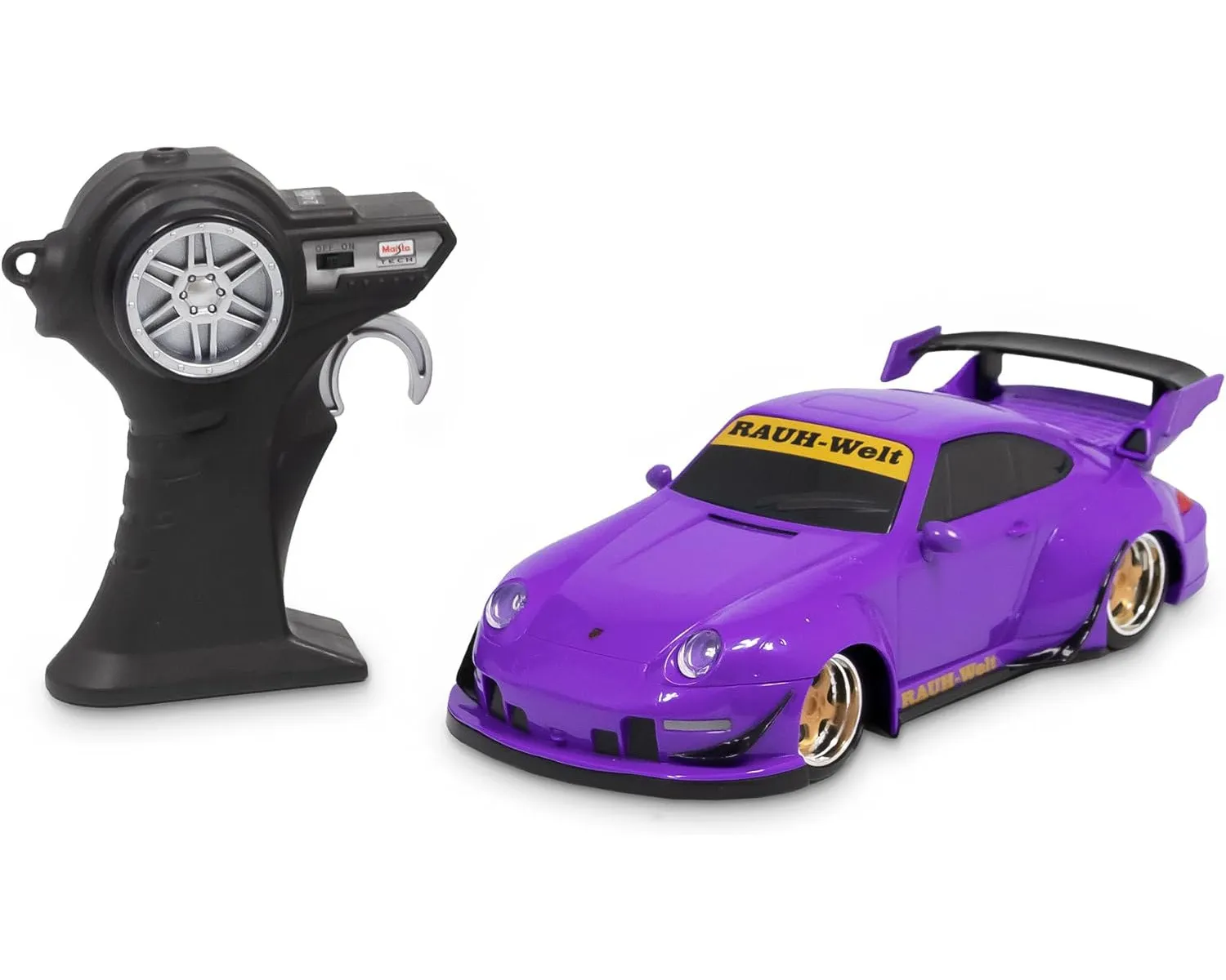 Maisto Tech 82340 - Ferngesteuertes Auto - Porsche 911 993 RWB (lila, Maßstab 1:24)