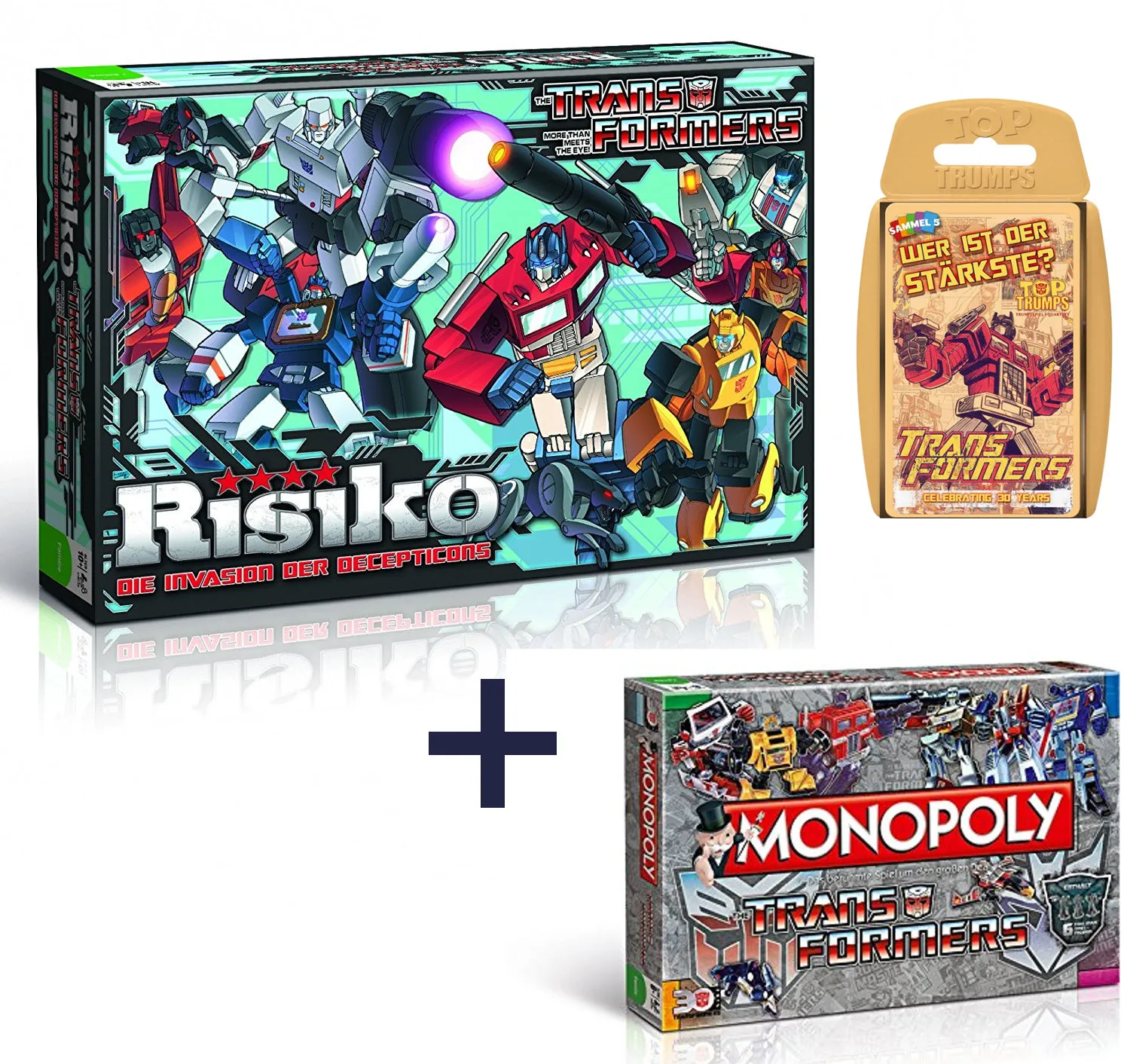 Monopoly Transformers + Risiko Transformers + Top Trumps Transformers Monopoly Transformers + Risiko Transformers + Top Trumps Transformers