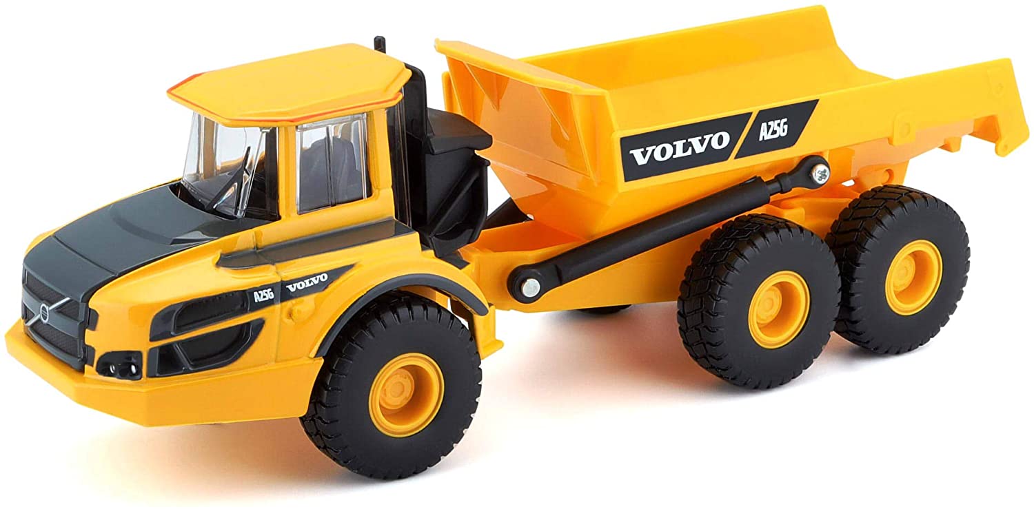 Bburago 18-32085 - Spielzeugfahrzeug - Volvo Muldenkipper A25G (Maßstab 1:50)