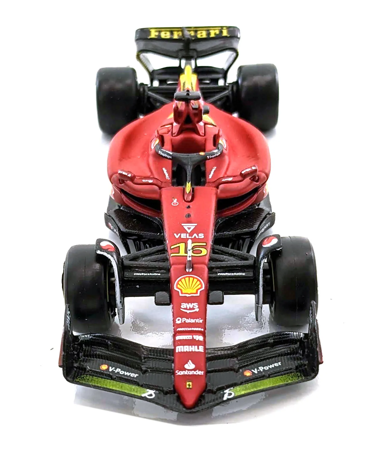 Bburago 18-36832 - Modellauto - Ferrari F1-75 Leclerc #16 Monza-Ausführung (Maßstab 1:43)