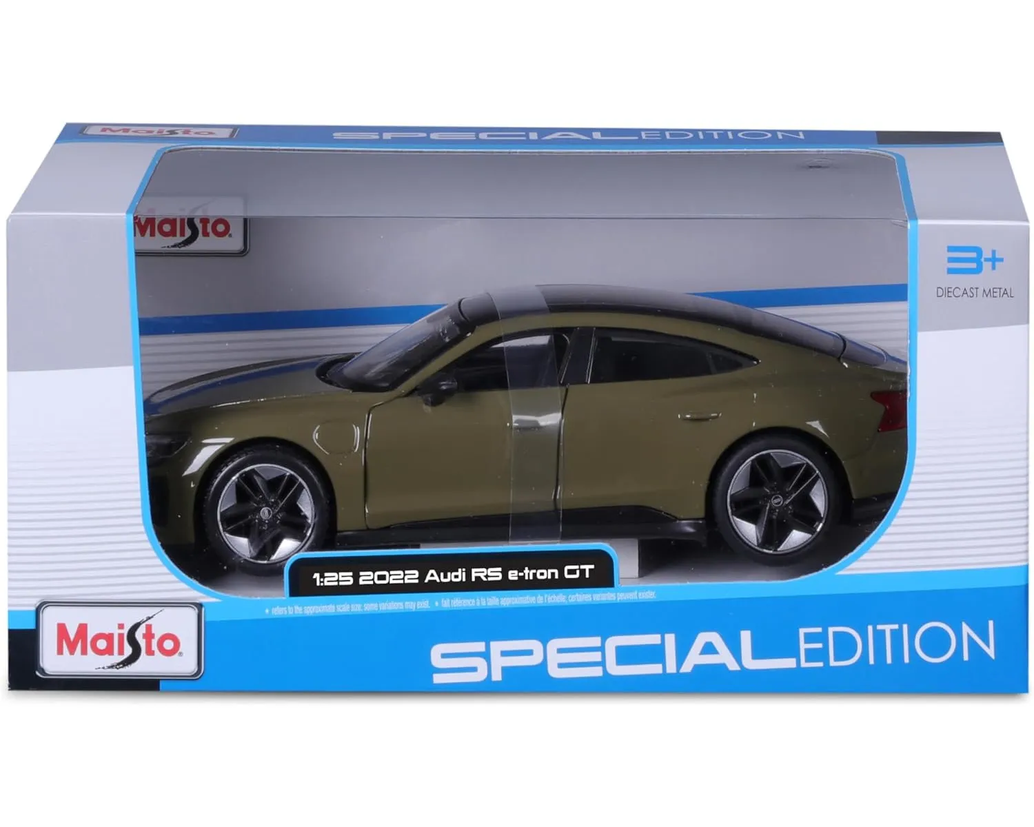 Maisto 32907G - Modellauto - Audi RS e-tron GT (grün, Maßstab 1:24)