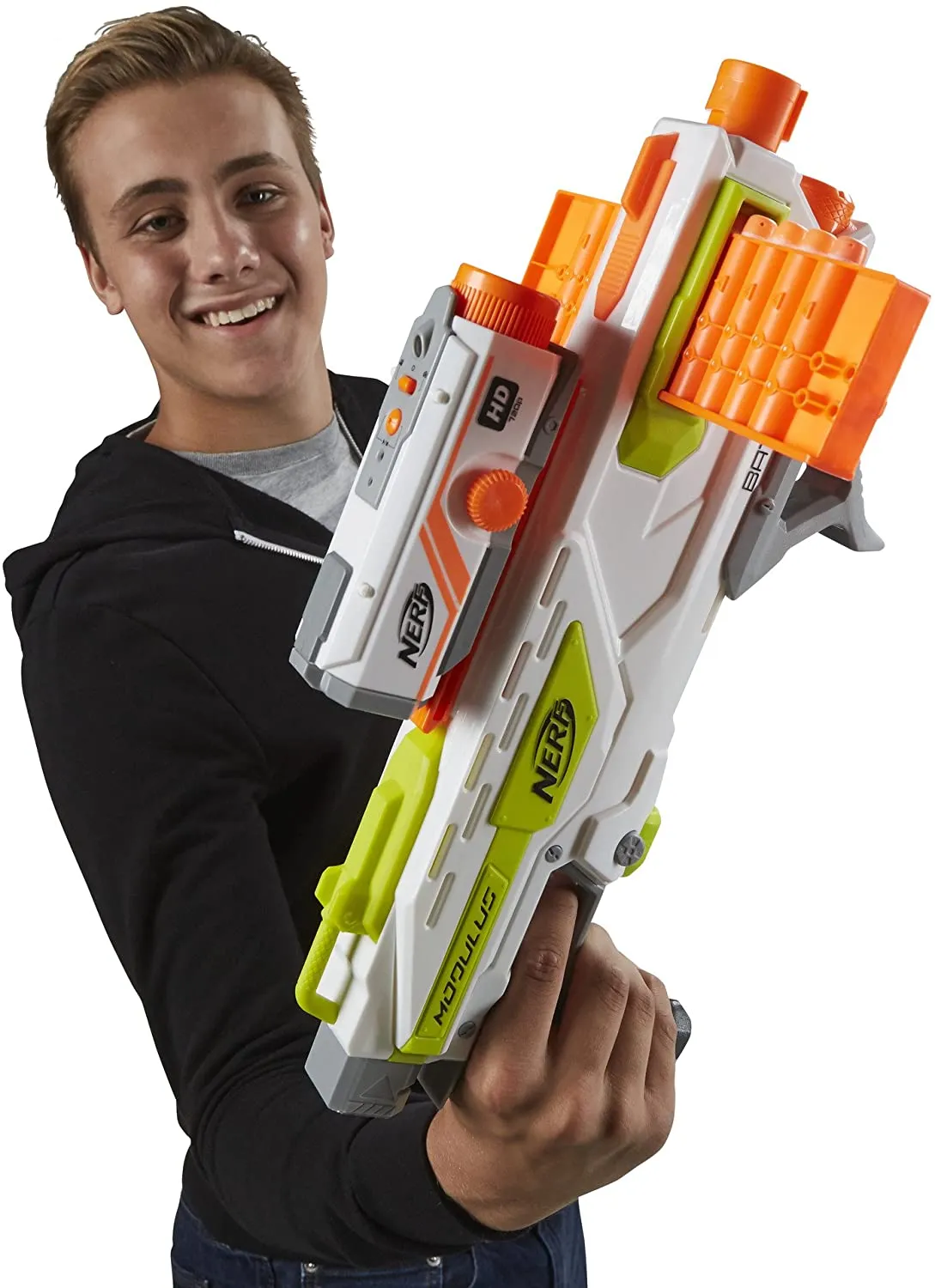 Hasbro B1756EU40 - Nerf - N-Strike Elite Modulus »Battlescout ICS- 10« + Neopren Wasserspaßball