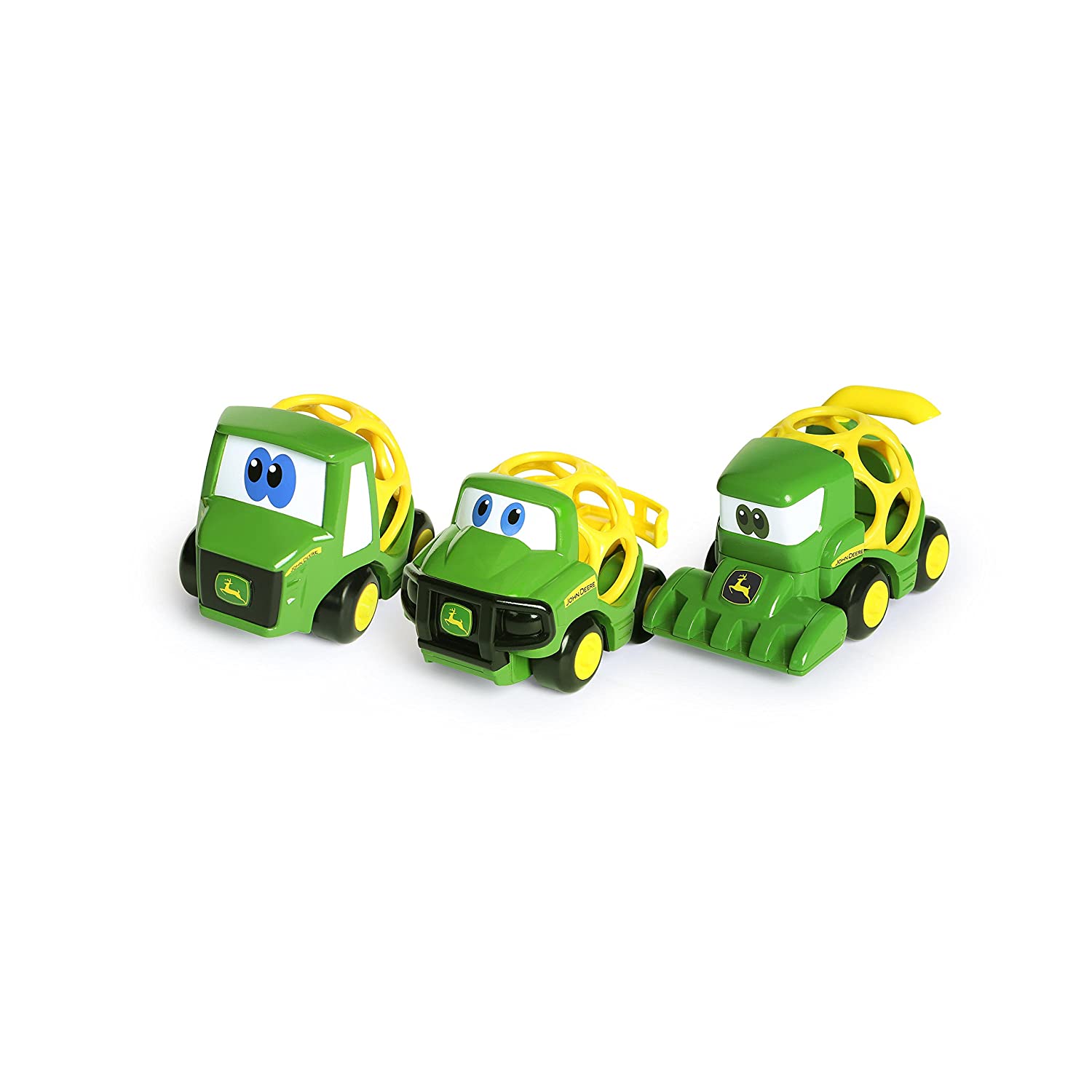 Kids II - Spielzeugautos - Oball John Deere Tough Ol' Trio (Traktor, Mähdrescher, Transporter) Kids II - Spielzeugautos - Oball John Deere Tough Ol' Trio (Traktor, Mähdrescher, Transporter)