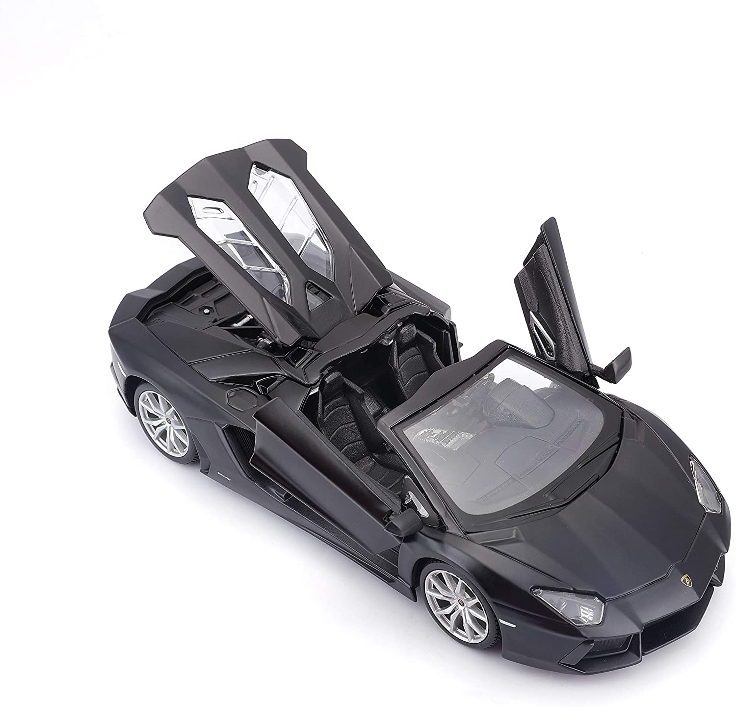 Maisto 31504 - Modellauto -  Lamborghini Aventador LP 700-4 Roadster (mattschwarz, Maßstab 1:24) 