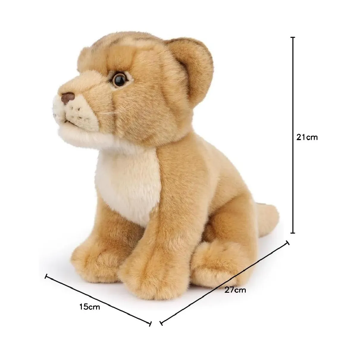 WWF - Plüschtier - Löwin (sitzend, 22cm)