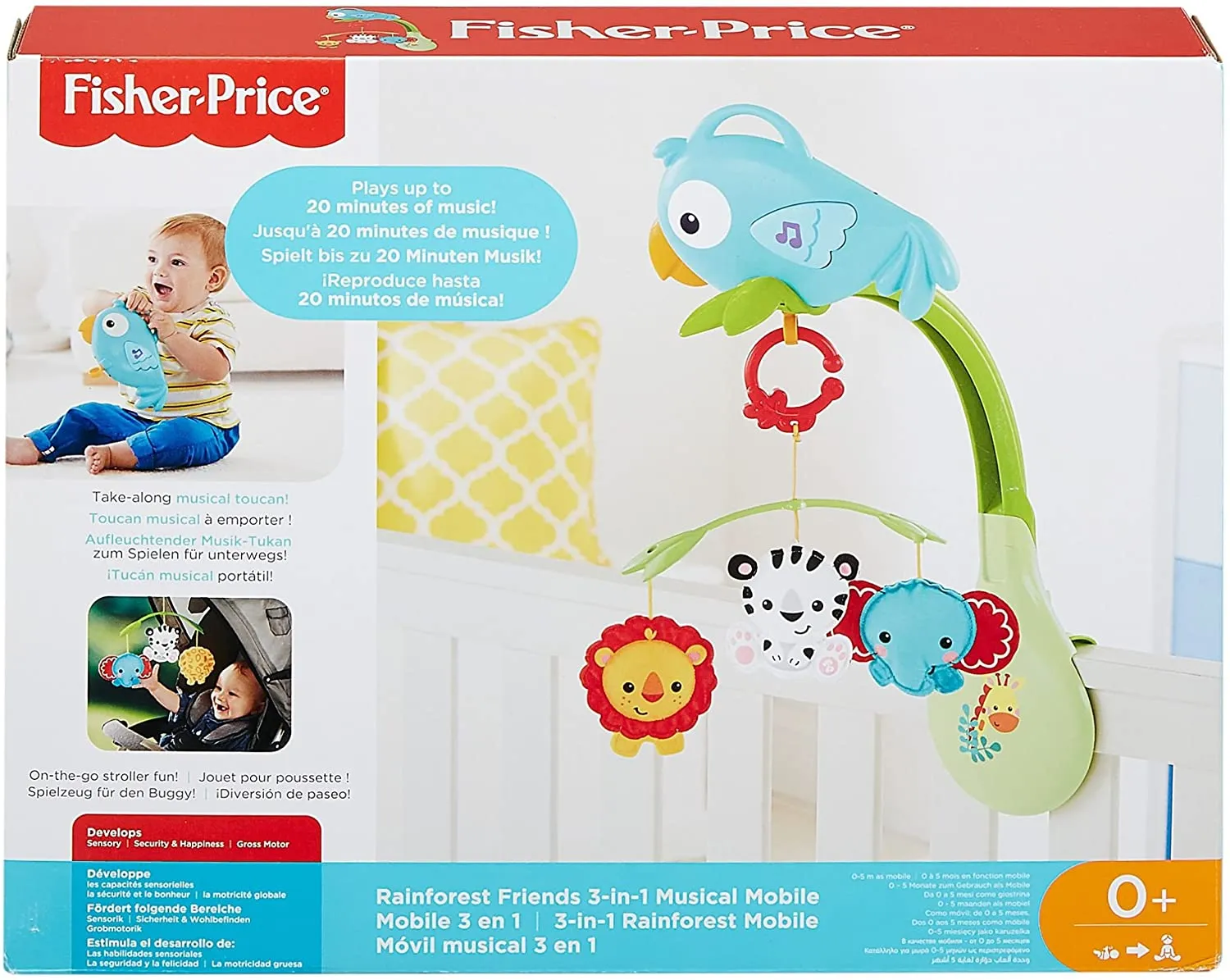 Fisher-Price - Mobile mit Musik - Rainforest