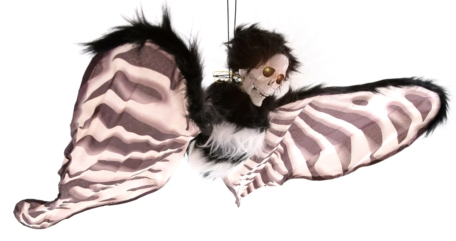 Halloween Dekoration Skelett Schmetterling Funktion, Licht & Sound (30cm)