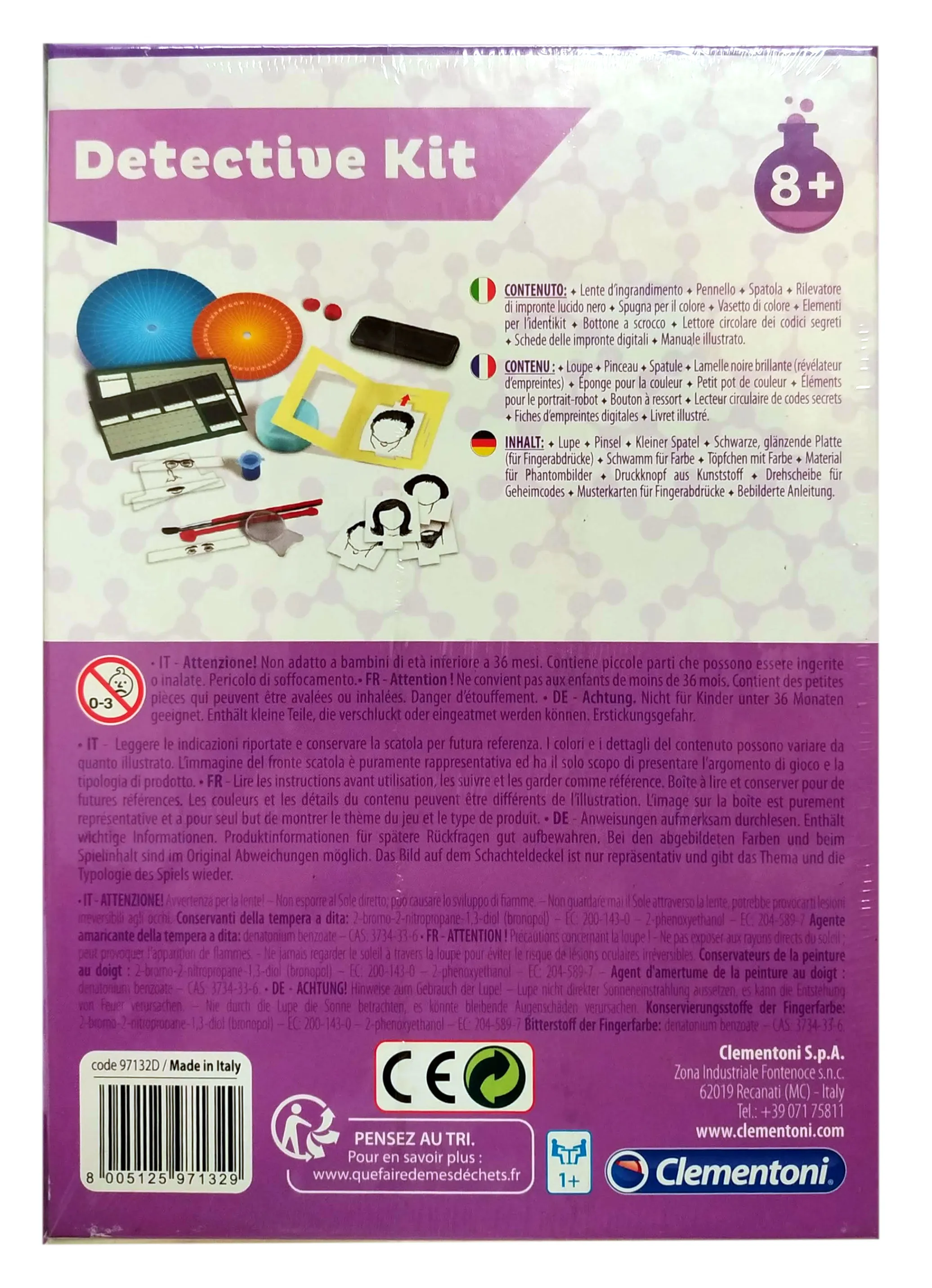 Clementoni - Experimentierkasten Detective Kit