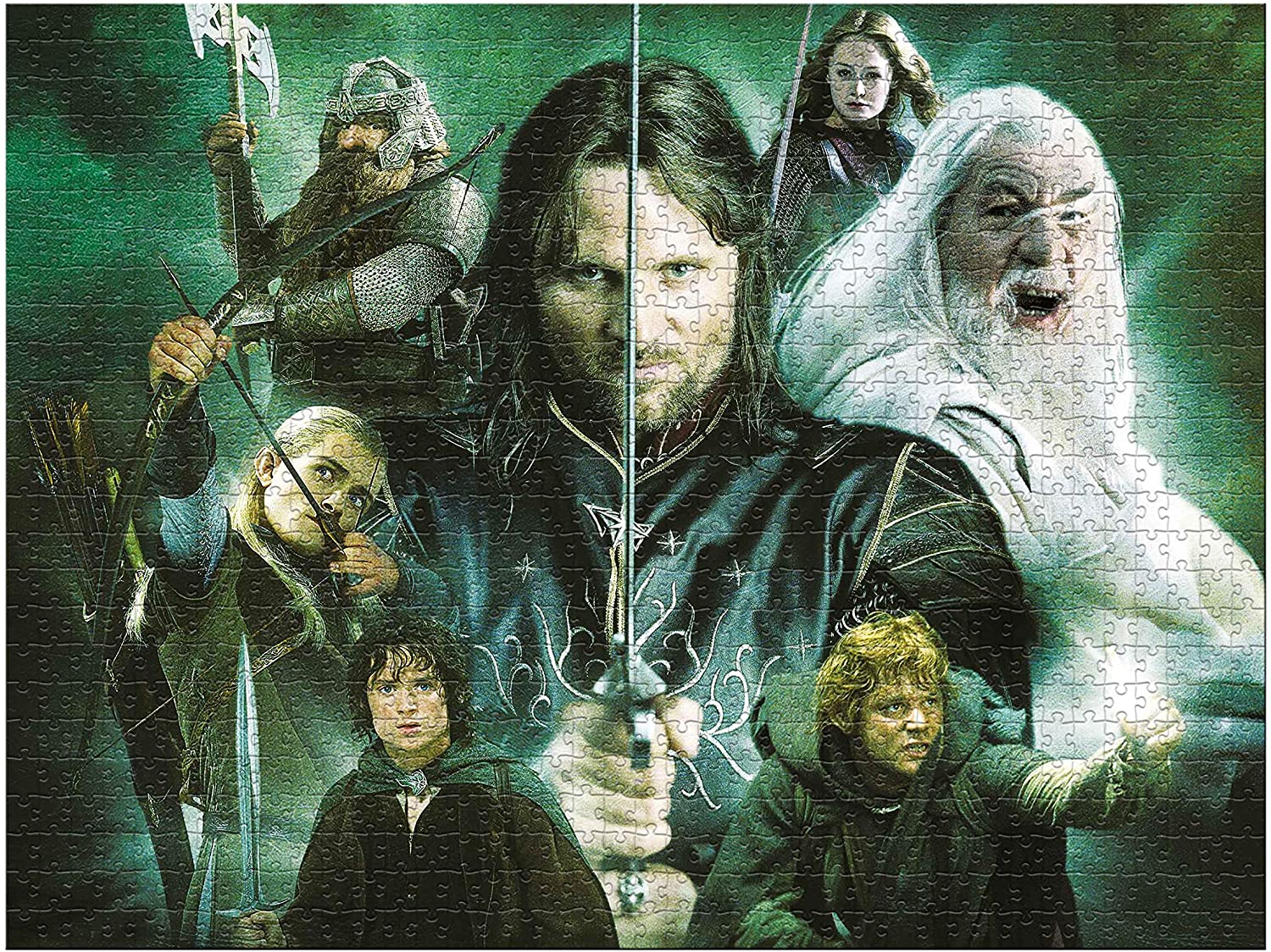 Herr der Ringe -  Puzzle »Heroes of Middle-Earth« 1000 Teile