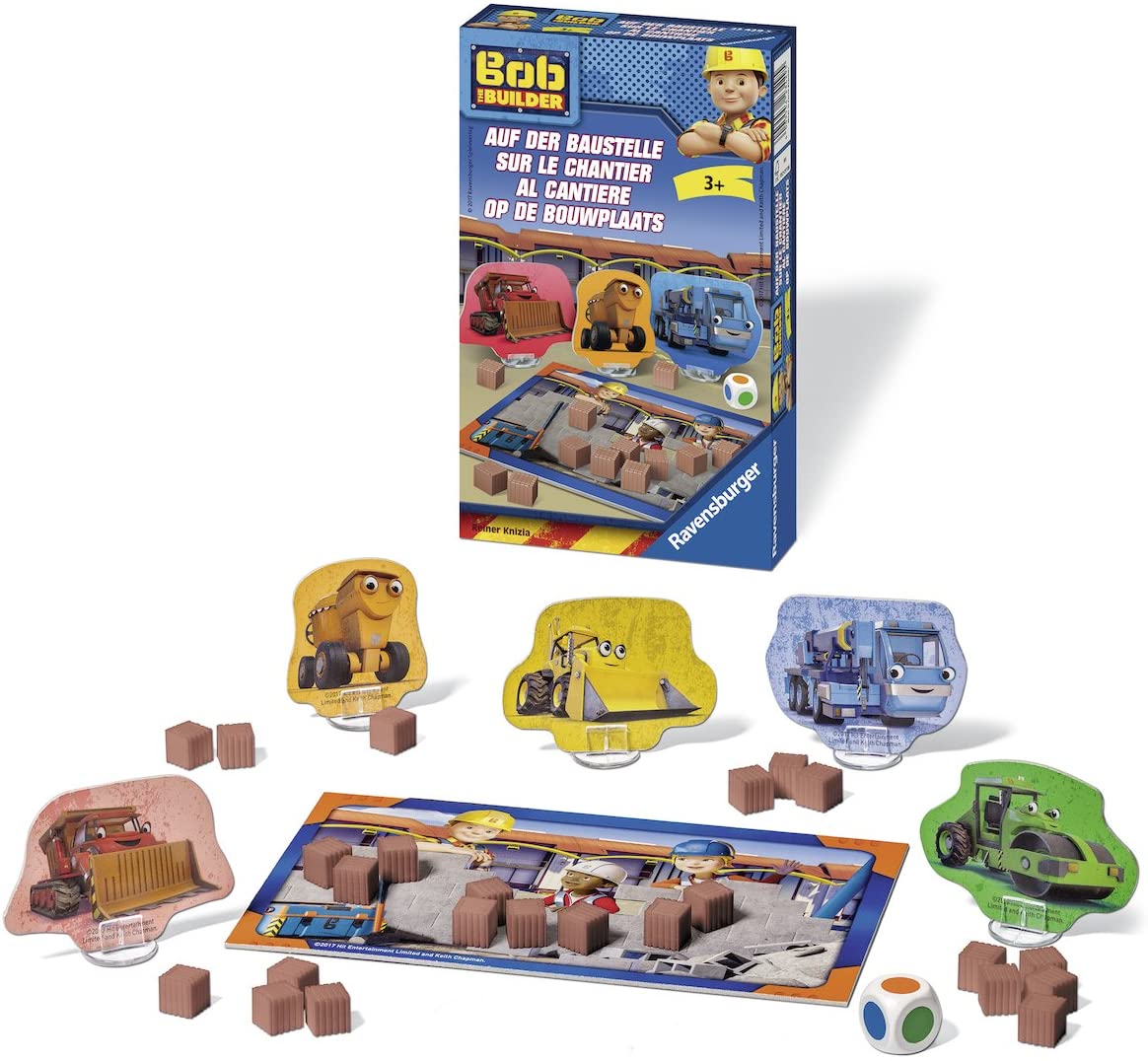 Baustellenspiel 2er Set: Das große Baustellenspiel + Bob der Baumeister: Auf der Baustelle