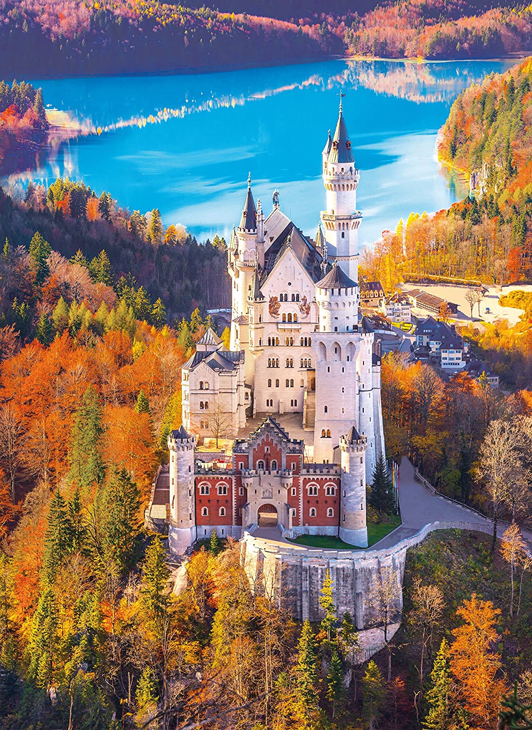 Clementoni Puzzle 39382 - Neuschwanstein (1000 Teile)
