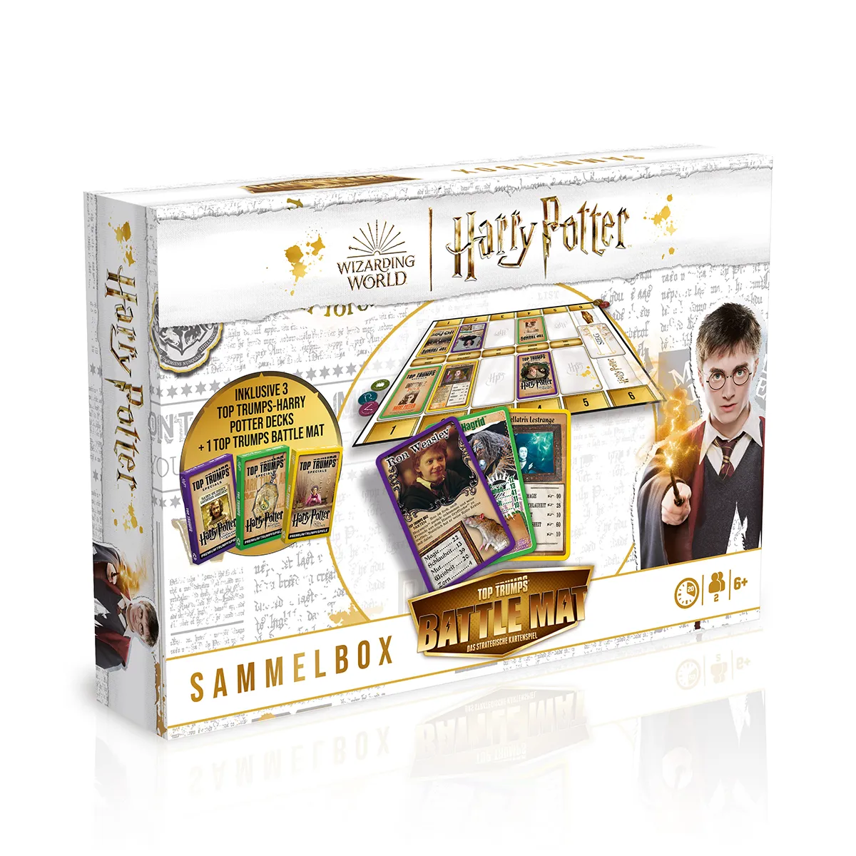 Battle Mat - Harry Potter inkl. drei Top Trumps Battle Mat - Harry Potter inkl. drei Top Trumps