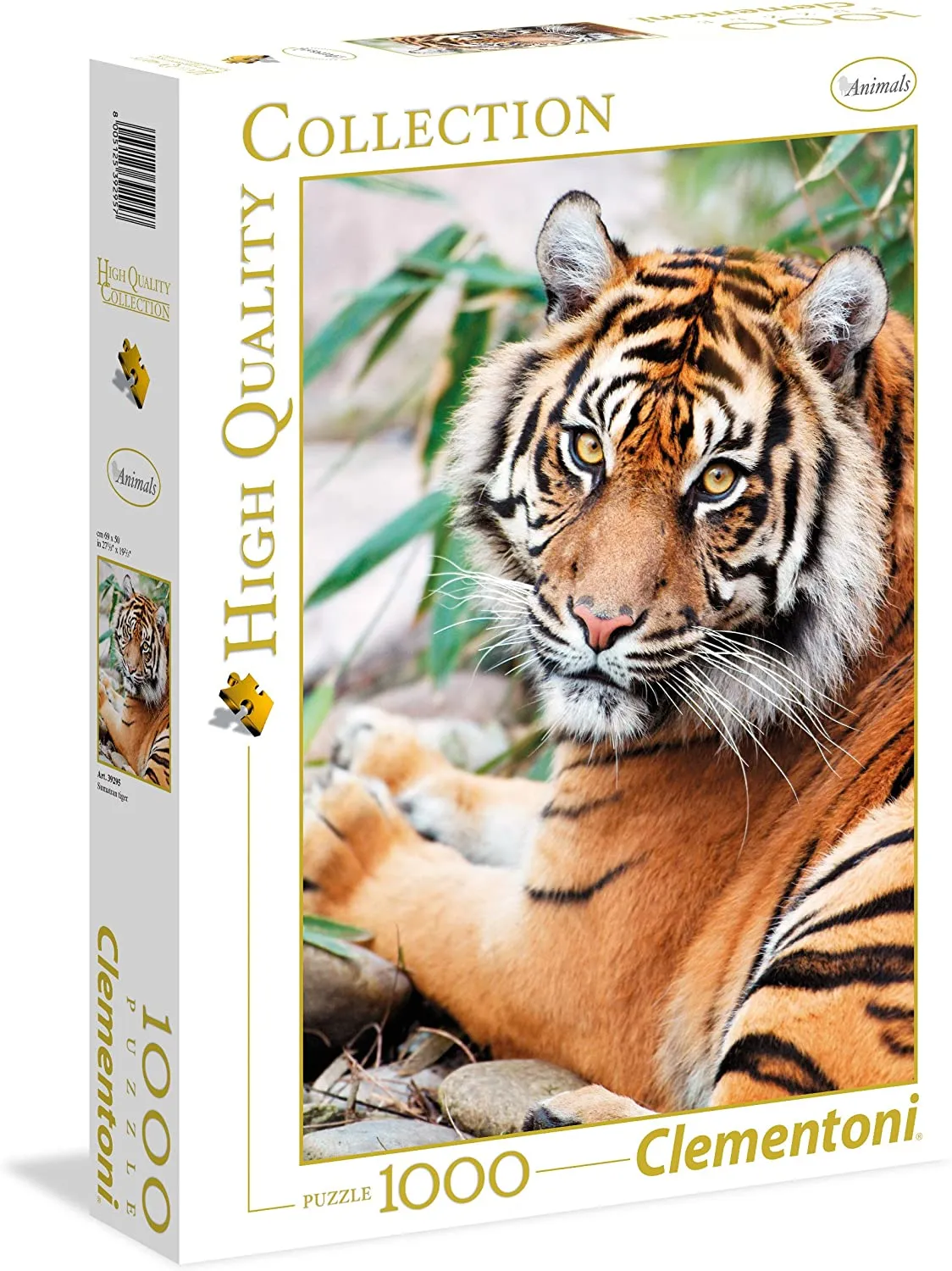 Clementoni Puzzle 39295 - Sumatran Tiger (1000 Teile)