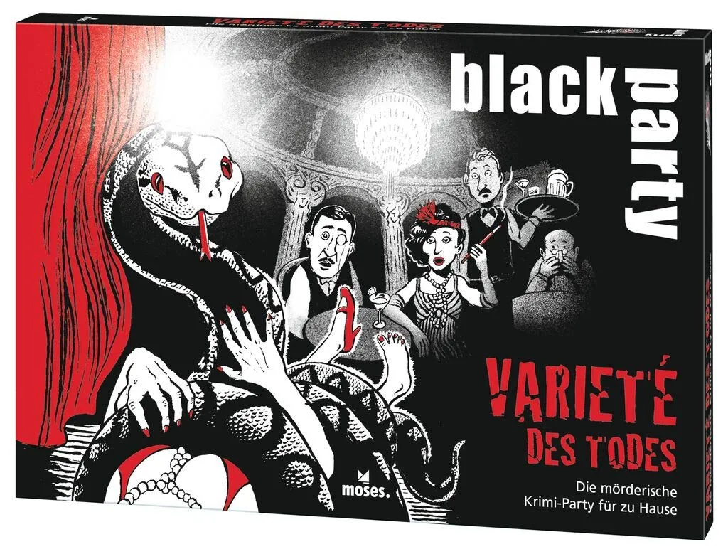 Black Party 3er Set (Ruhe in Frieden Sherlock, Der Tod des Paten, Varieté des Todes)