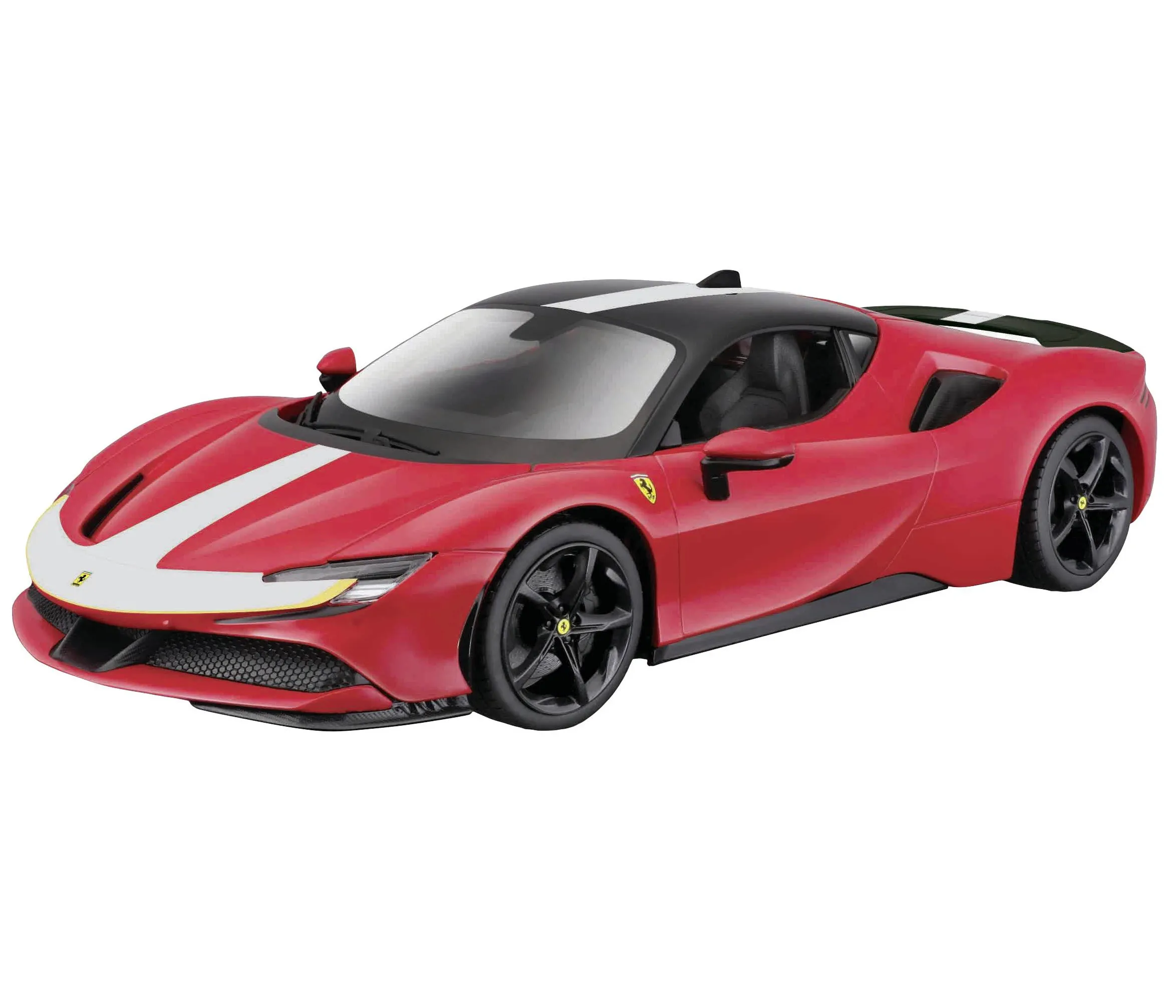 Bburago 18-16911 - Modellauto - Ferrari SF90 Stradale Signature Serie (rot, Maßstab 1:18)