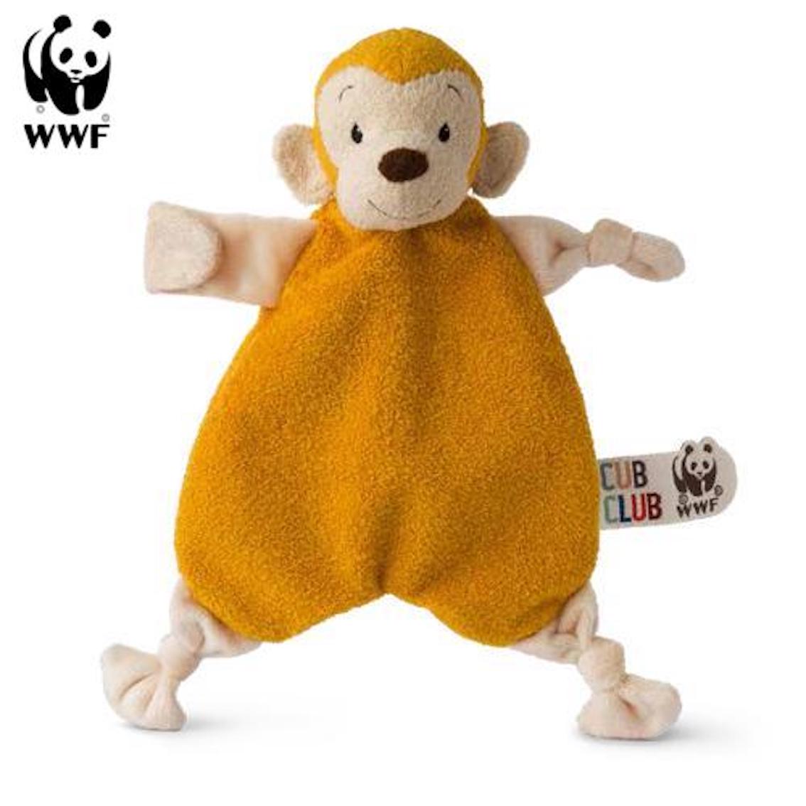 Cub Club - Schmusetuch Mago das Äffchen (gelb, 30cm)