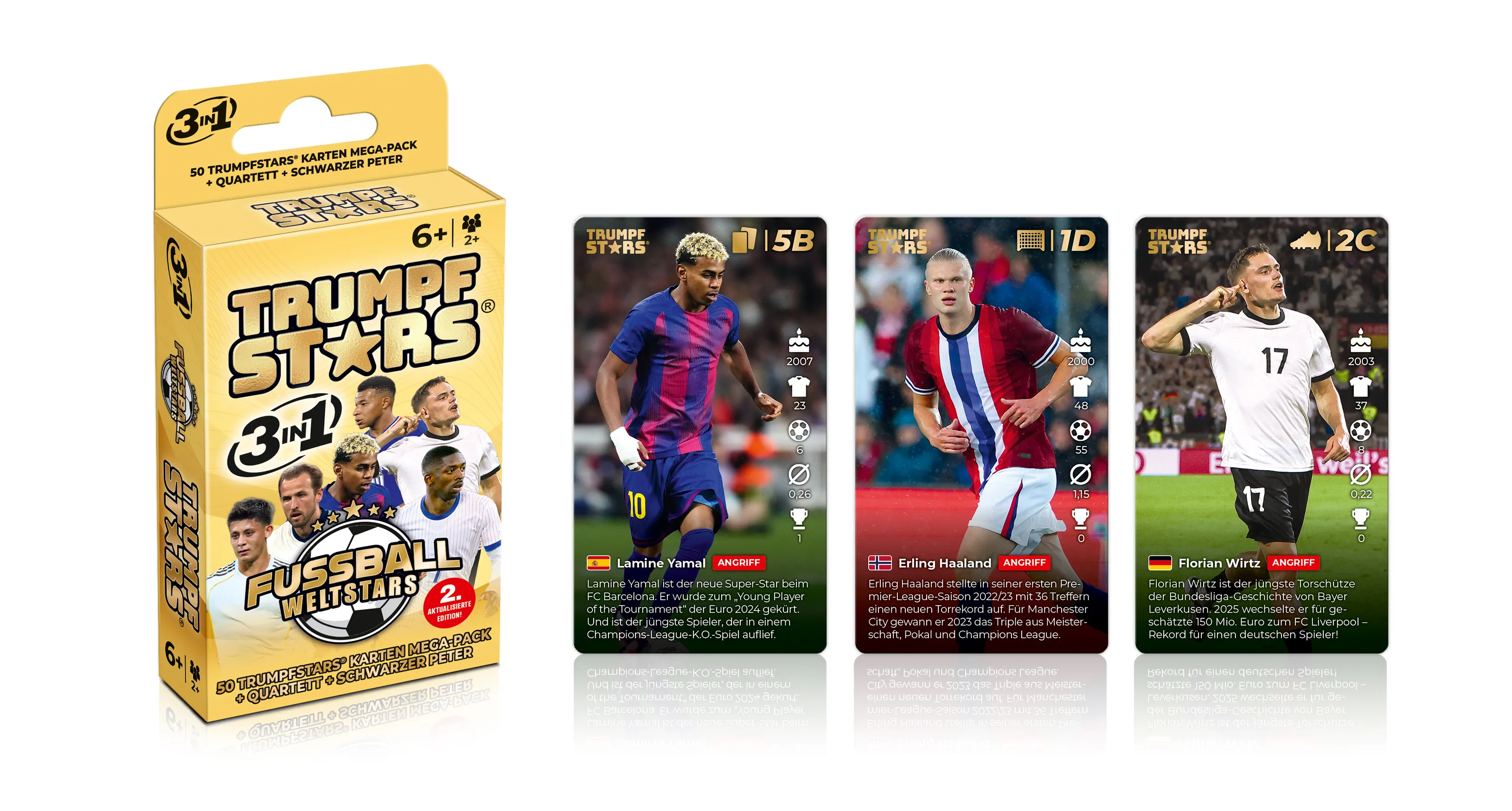 Trumpfstars - Fussball Weltstars (3 in 1) 2. Edition