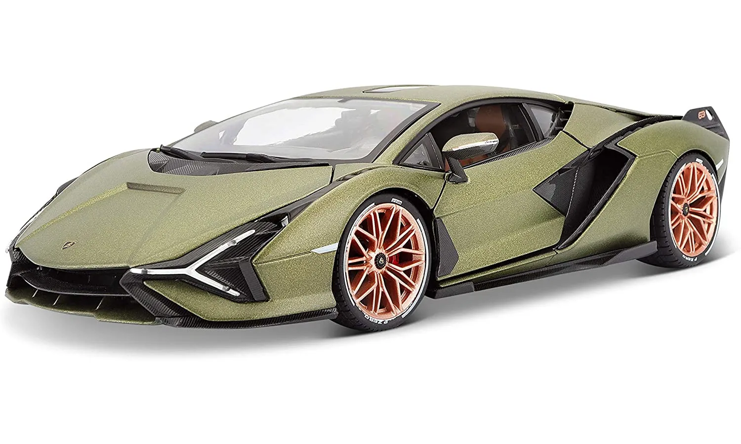 Bburago 18-11046 -  Modellauto - Lamborghini Sian FKP 37 (electric gold,  Maßstab 1:18)