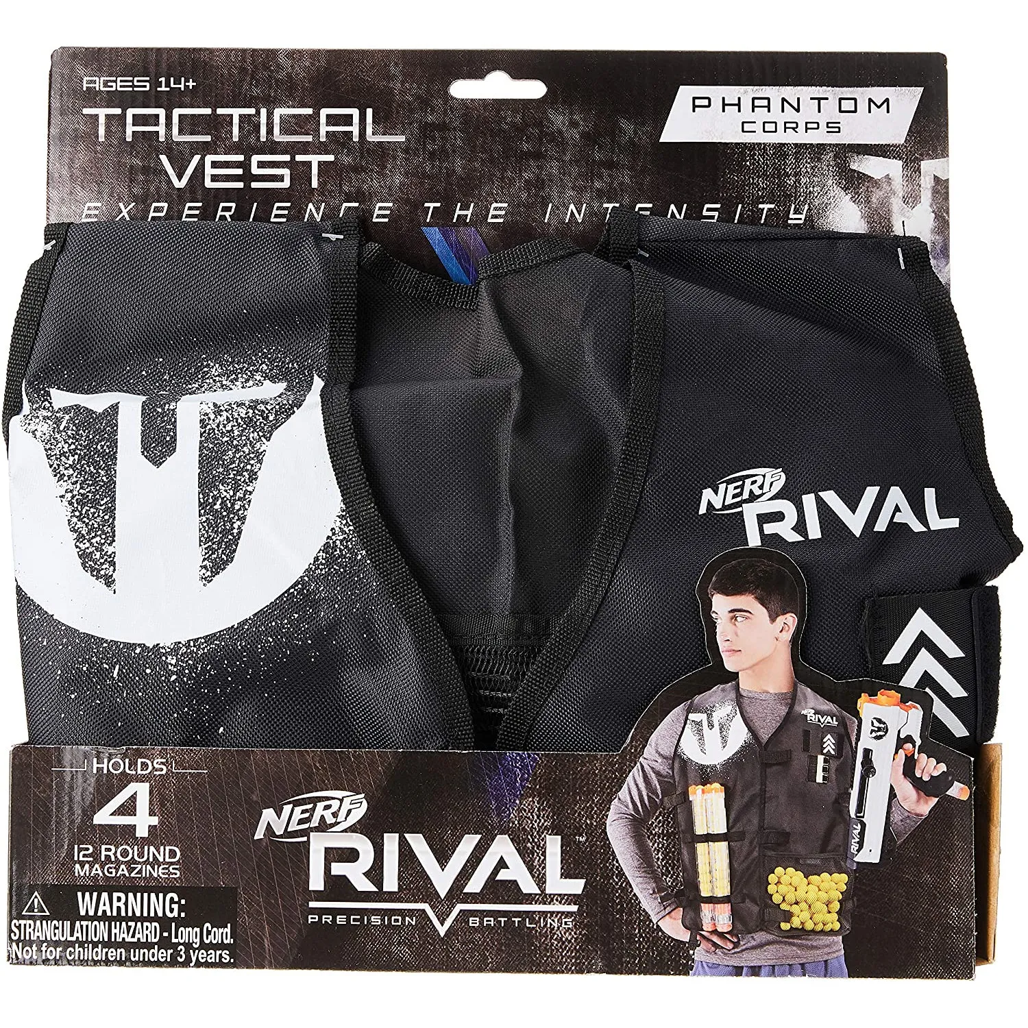 Jazwares 11302 - NERF - Taktische Multifunktionsweste »Rival Phantom«