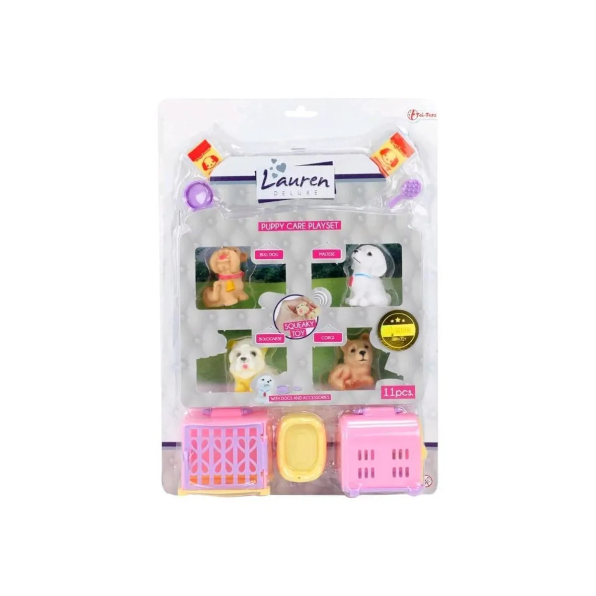 Toi-Toys LAUREN Welpen Set