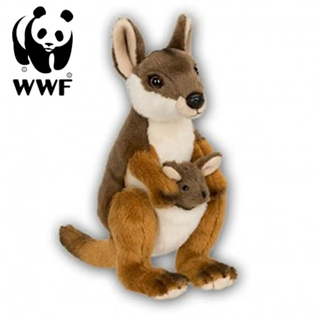 WWF - Plüschtier - Känguru mit Baby (19cm)