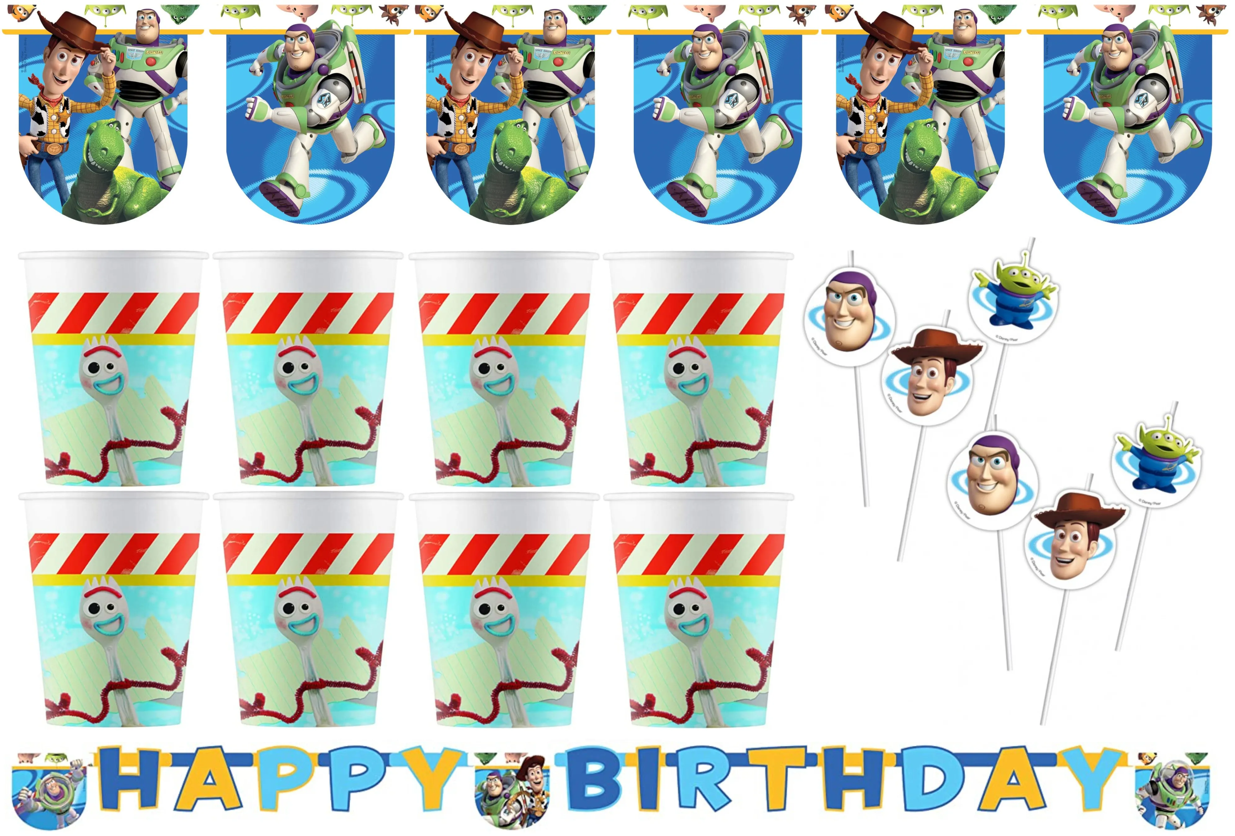 Toy Story - Kindergeburtstags-Set (16-teilig)